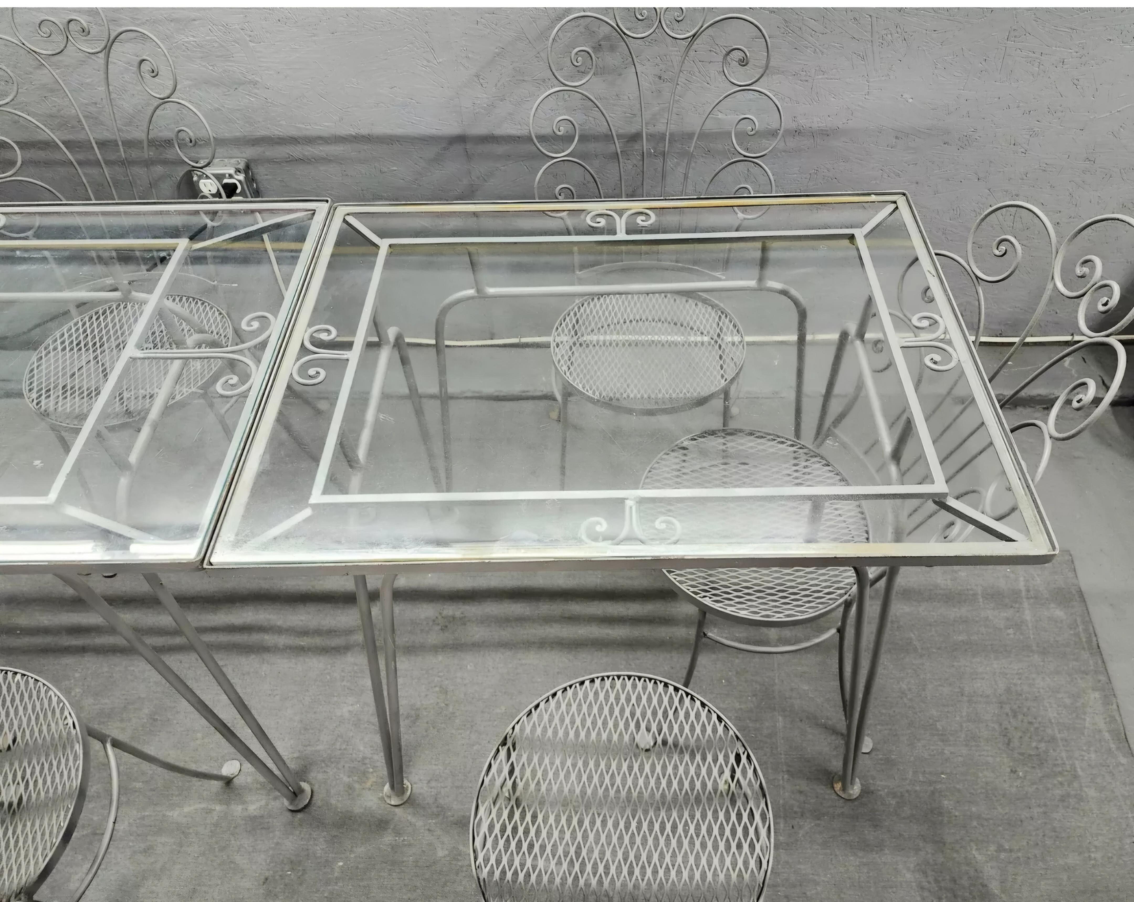 Salterini Patio Dining Set 7 Pieces For Sale 3