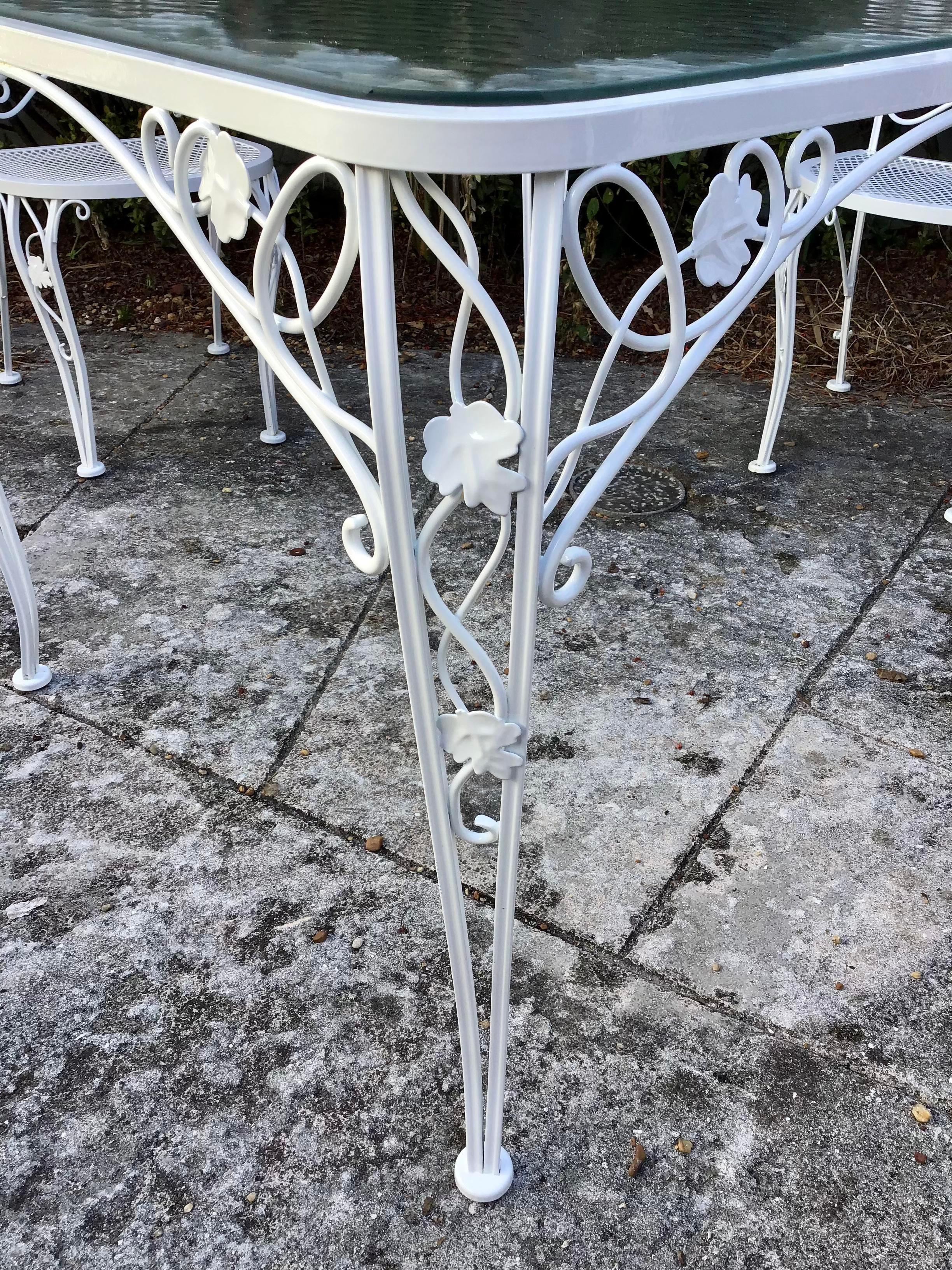 Salterini Patio Dining Table and Pair of Chairs, Set of 3 1