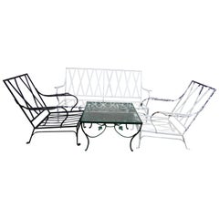 Vintage Salterini Patio Set 4-Piece Mt Vernon Ready to be Restored