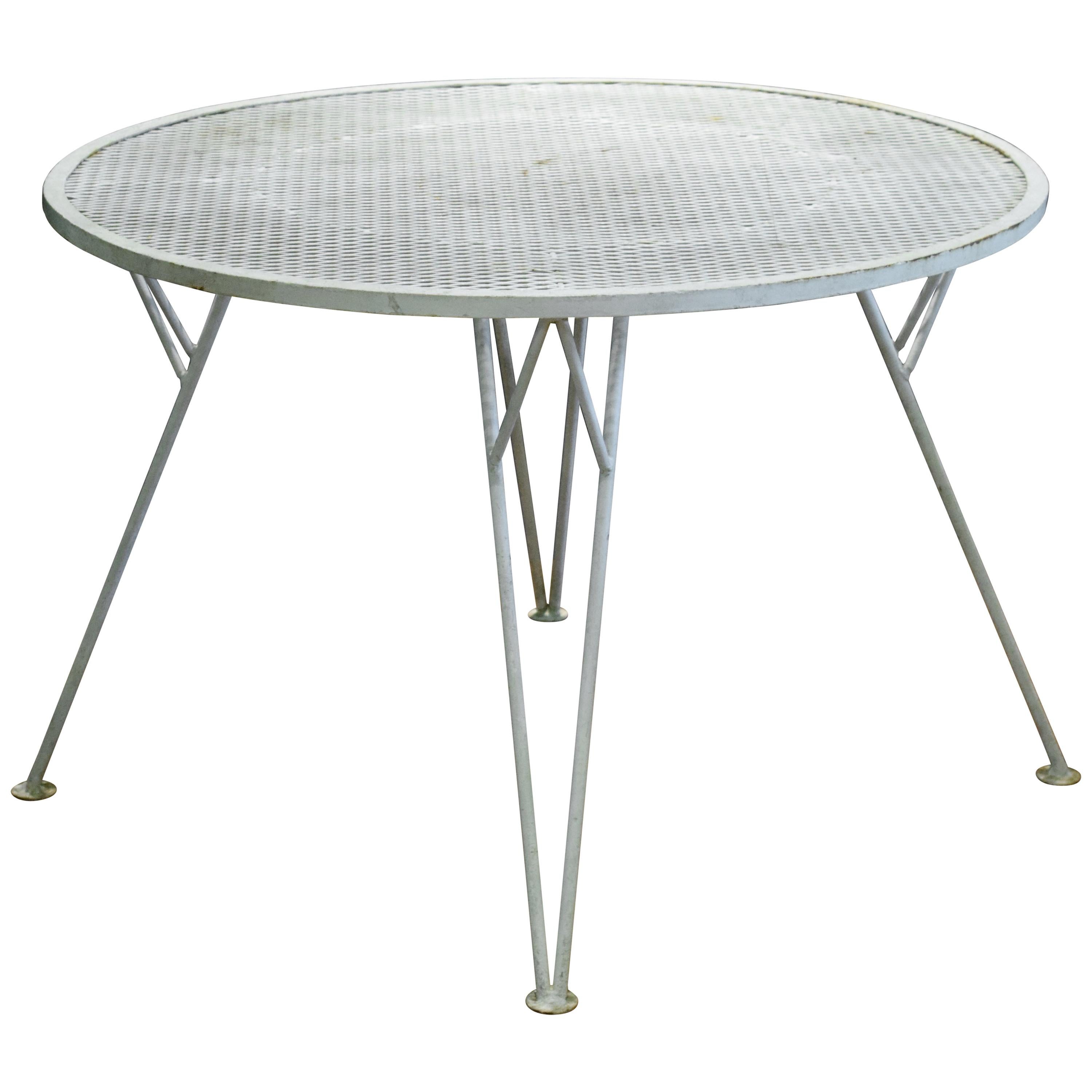 Wrought iron table by Maurizio Tempestini for Salterini.