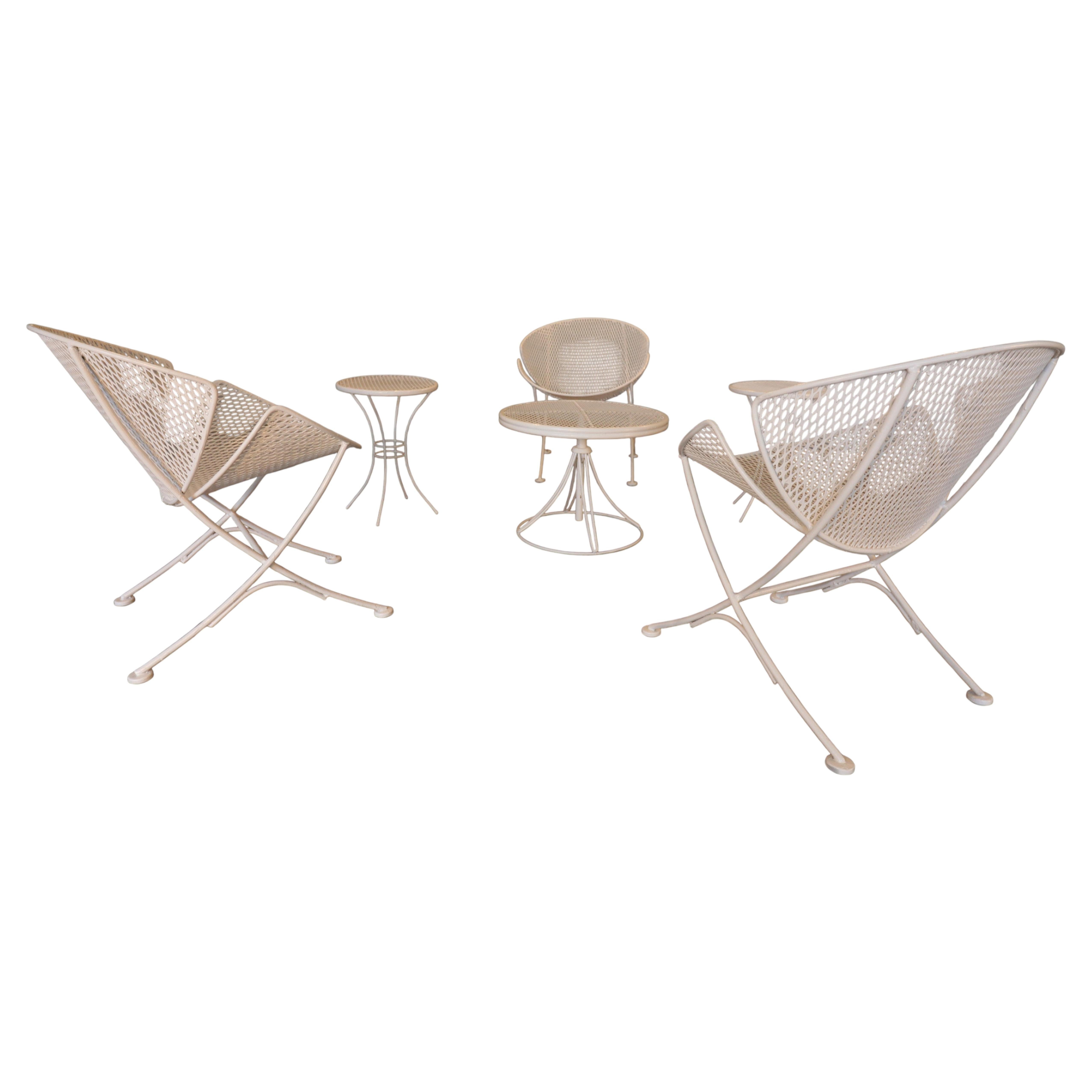 Salterini "Radar" Atomic Lounge Set, Mid-Century Modern, c. 1955–1965 For Sale