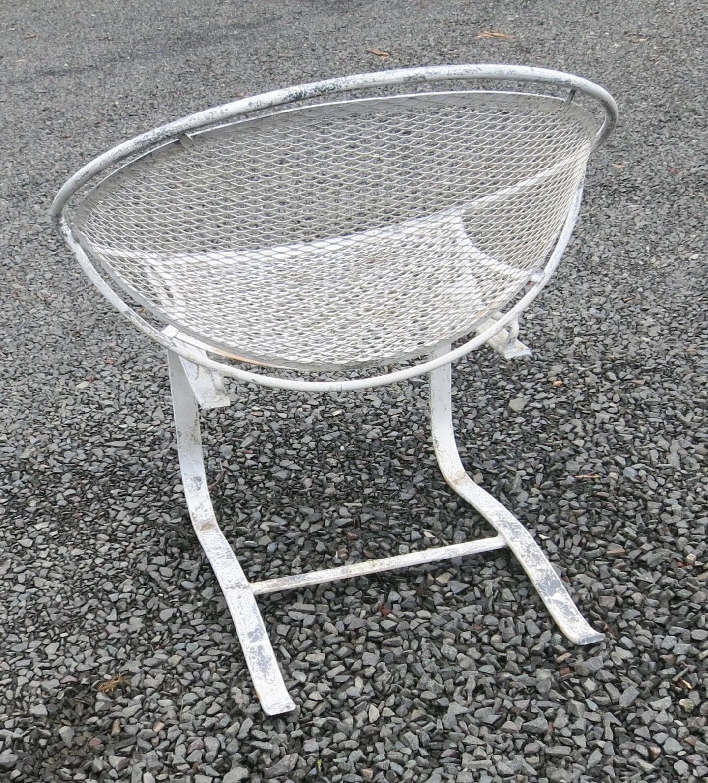 Mid-Century Modern Salterini Radar Chair Bouncer or Rocker Hoop Chair For Sale