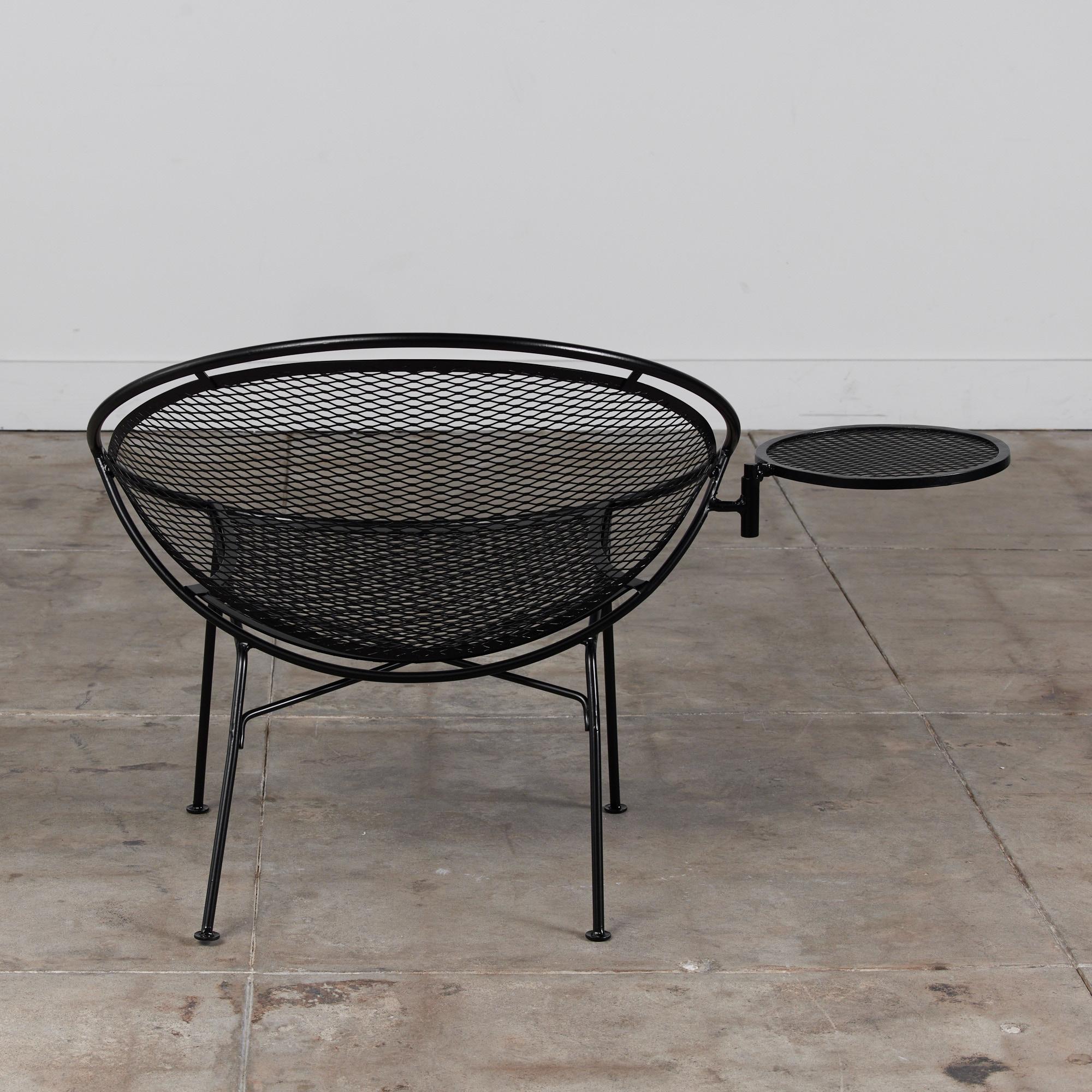 Wrought Iron Salterini “Radar” Lounge Chair by Maurizio Tempestini