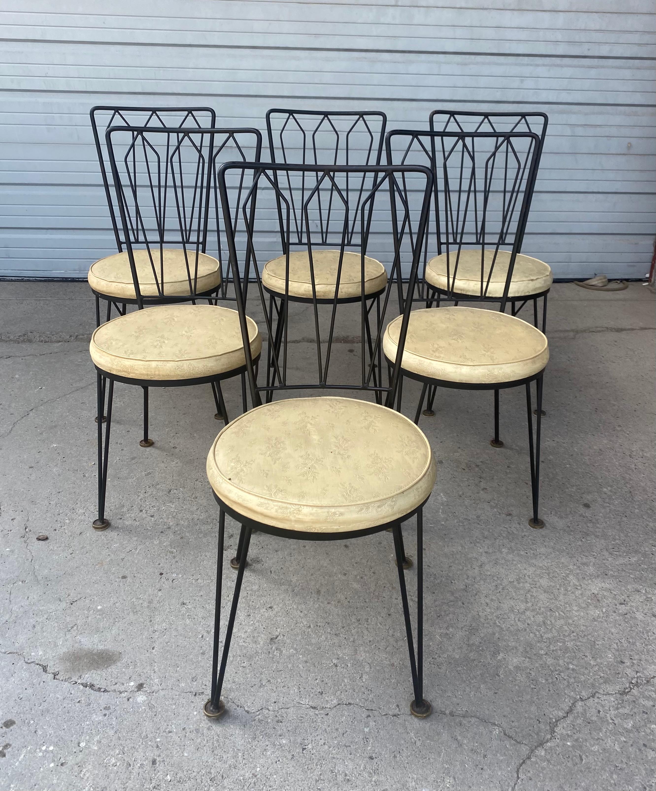 wrought iron kitchen chairs