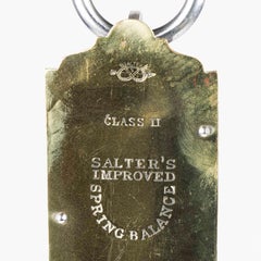 Salter's spring balance weighing scales