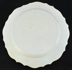 Saltglaze "King of Prussia" Plate, English, circa 1756