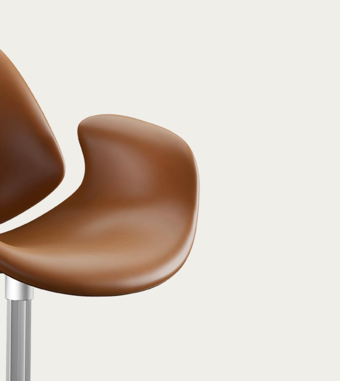 Contemporary Salto and Sigsgaard Council Chair Walnut, Upholstery: Cognac For One Collection For Sale