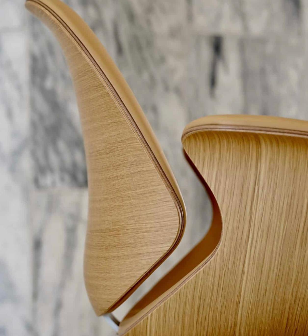 Salto and Sigsgaard Council Chair Walnut, Upholstery: Sand For One Collection For Sale 11