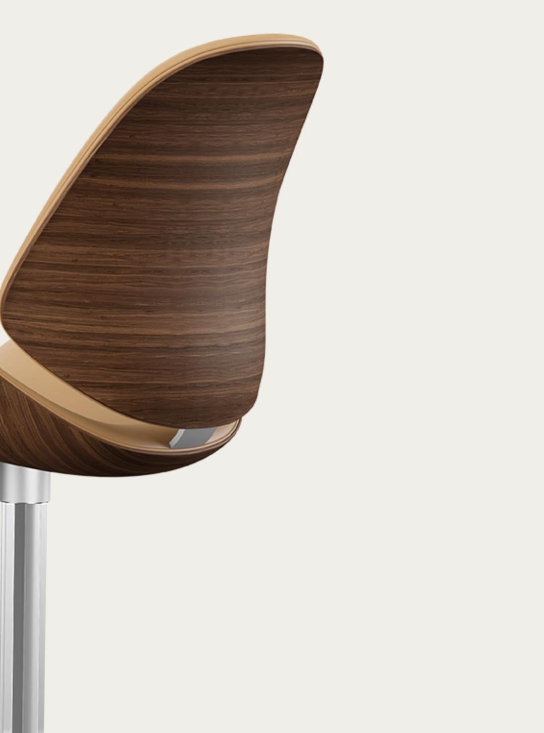 Salto and Sigsgaard Council Chair Walnut, Upholstery: Sand For One Collection For Sale 1