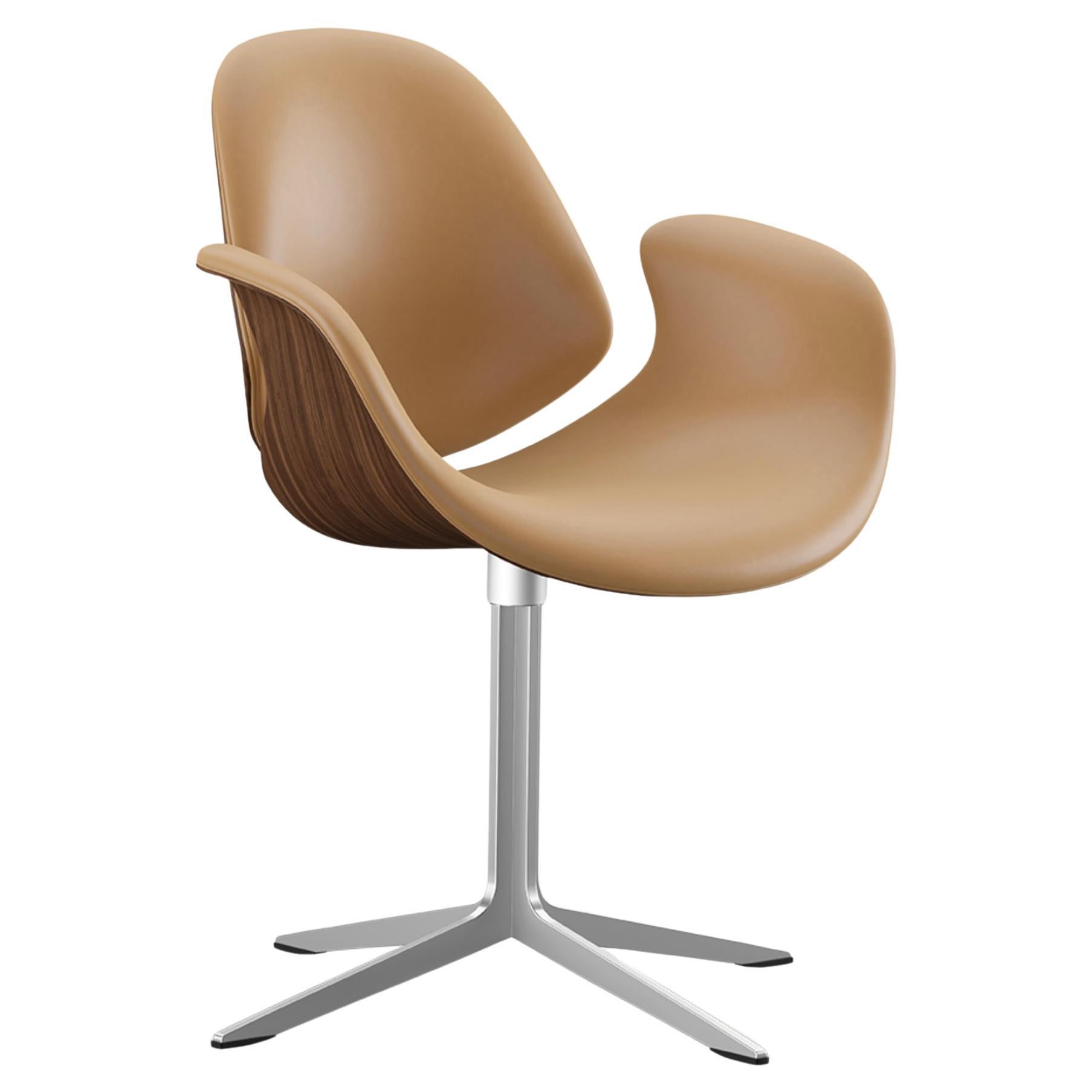 Salto and Sigsgaard Council Chair Walnut, Upholstery: Sand For One Collection