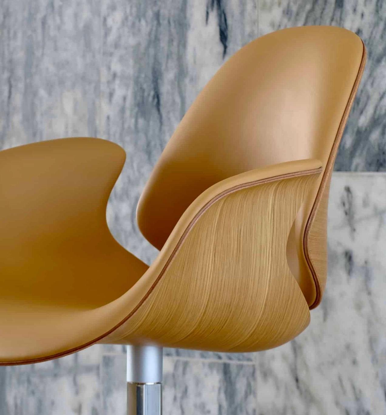 Salto and Sigsgaard Council Chair Wood: Oak, Upholstery: Sand For One Collection For Sale 12
