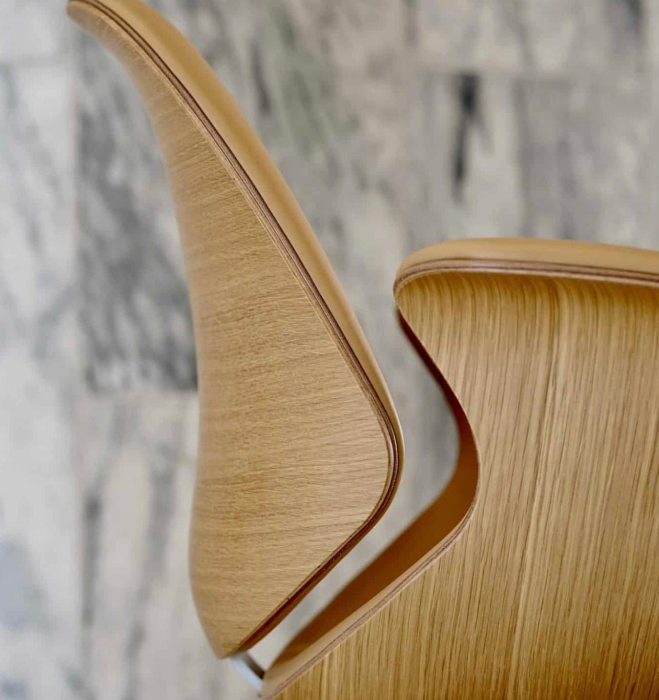 Salto and Sigsgaard Council Chair Wood: Oak, Upholstery: Sand For One Collection For Sale 13
