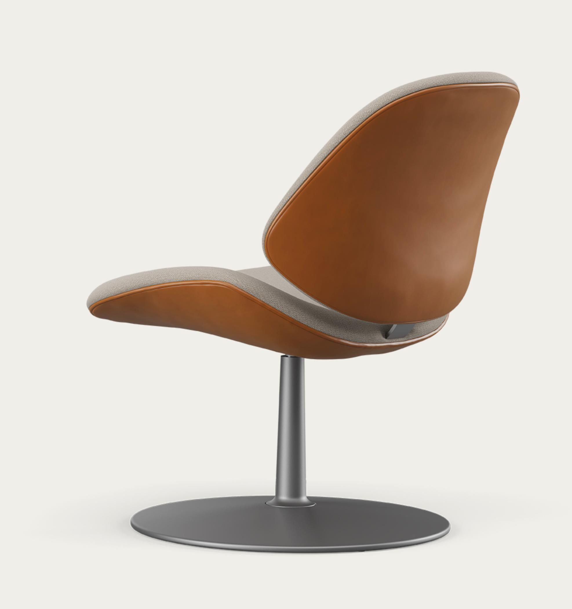 Mid-Century Modern Salto and Sigsgaard Council Family Lounge Chair, Pedestral For One Collection For Sale