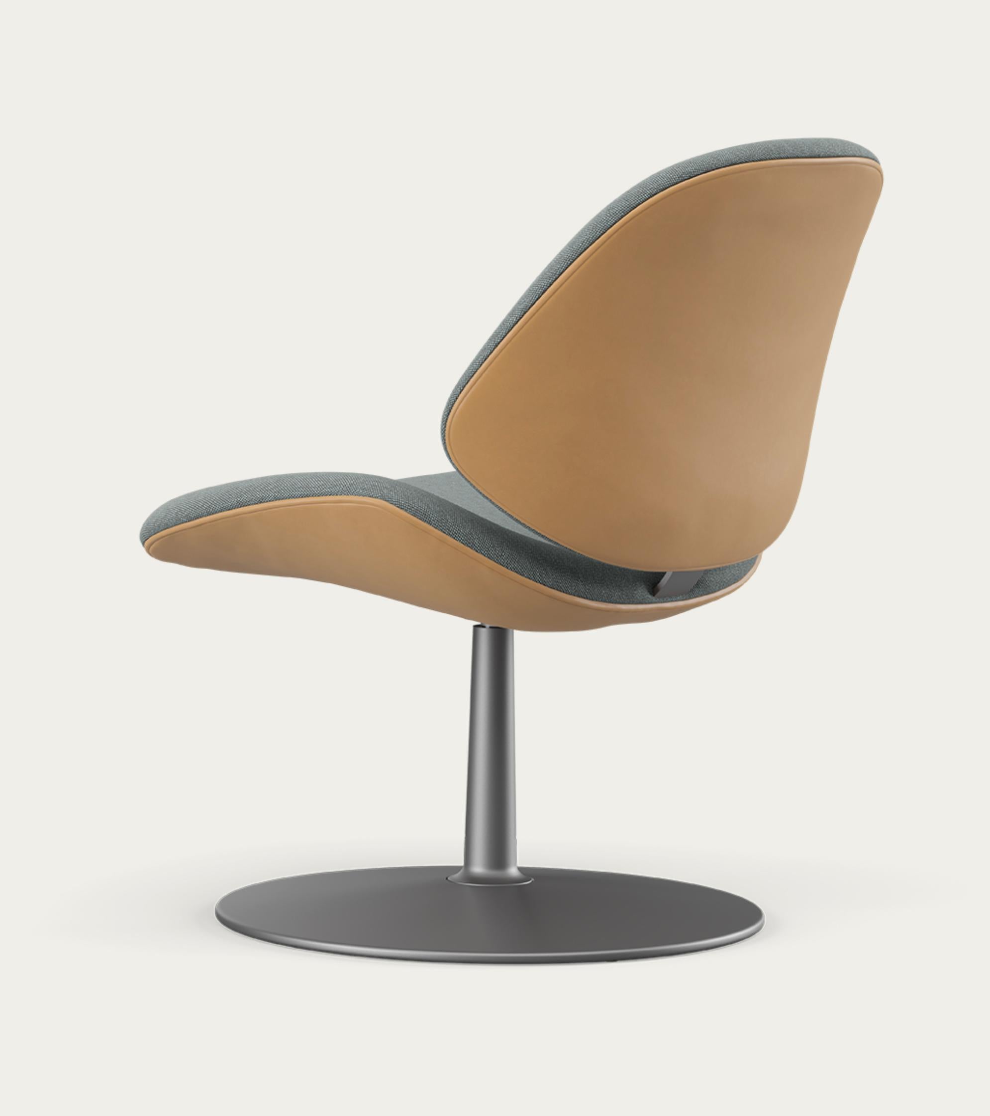 Mid-Century Modern Salto and Sigsgaard Council Family Lounge Chair, Pedestral For One Collection For Sale