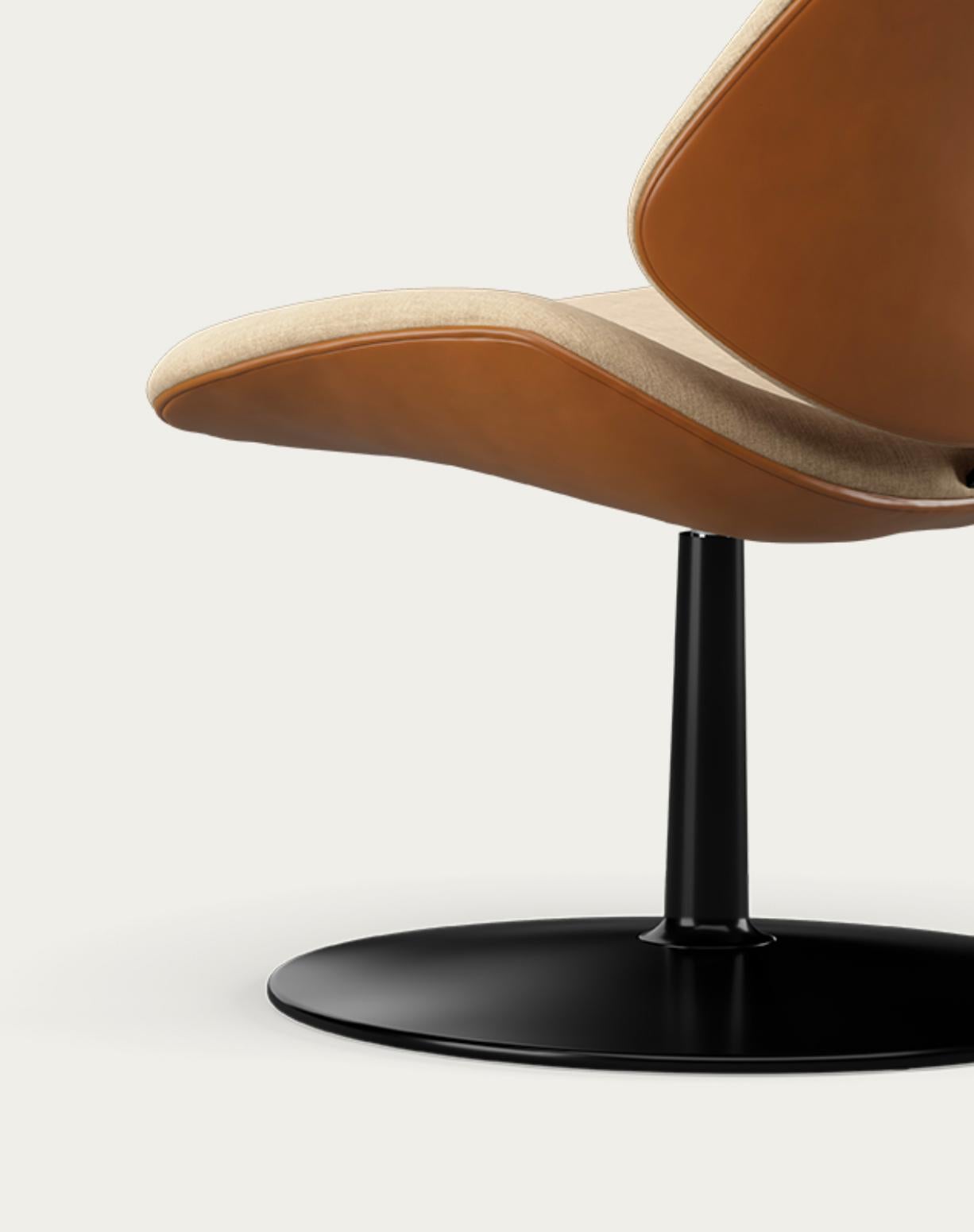 Danish Salto and Sigsgaard Council Family Lounge Chair, Pedestral For One Collection For Sale