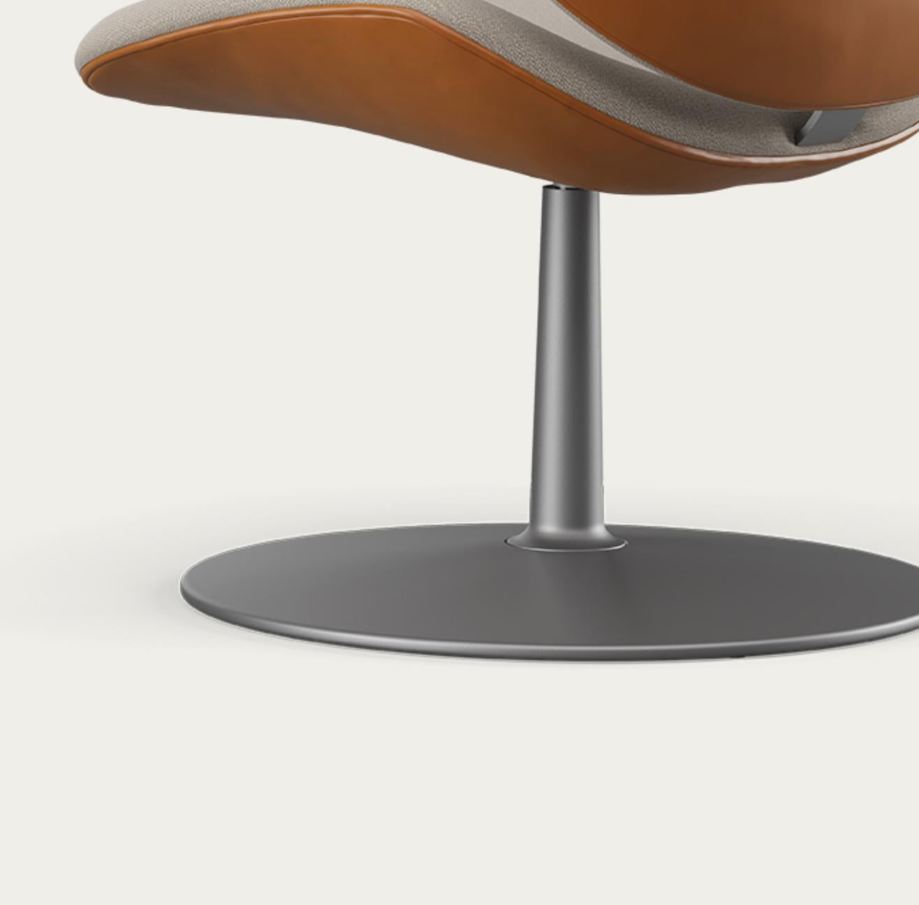 Danish Salto and Sigsgaard Council Family Lounge Chair, Pedestral For One Collection For Sale