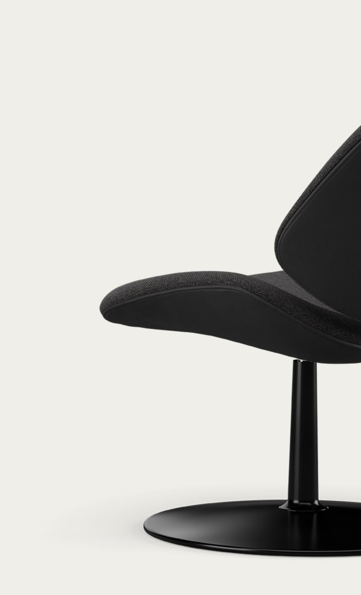 Contemporary Salto and Sigsgaard Council Family Lounge Chair, Pedestral For One Collection For Sale