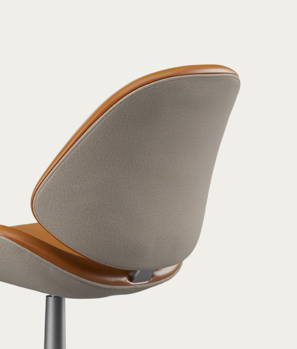 Contemporary Salto and Sigsgaard Council Family Lounge Chair, Pedestral For One Collection For Sale