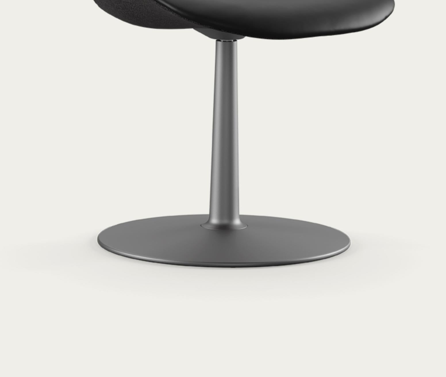 Salto and Sigsgaard Council Family Salon Chair Nevada Black For One Collection For Sale 3