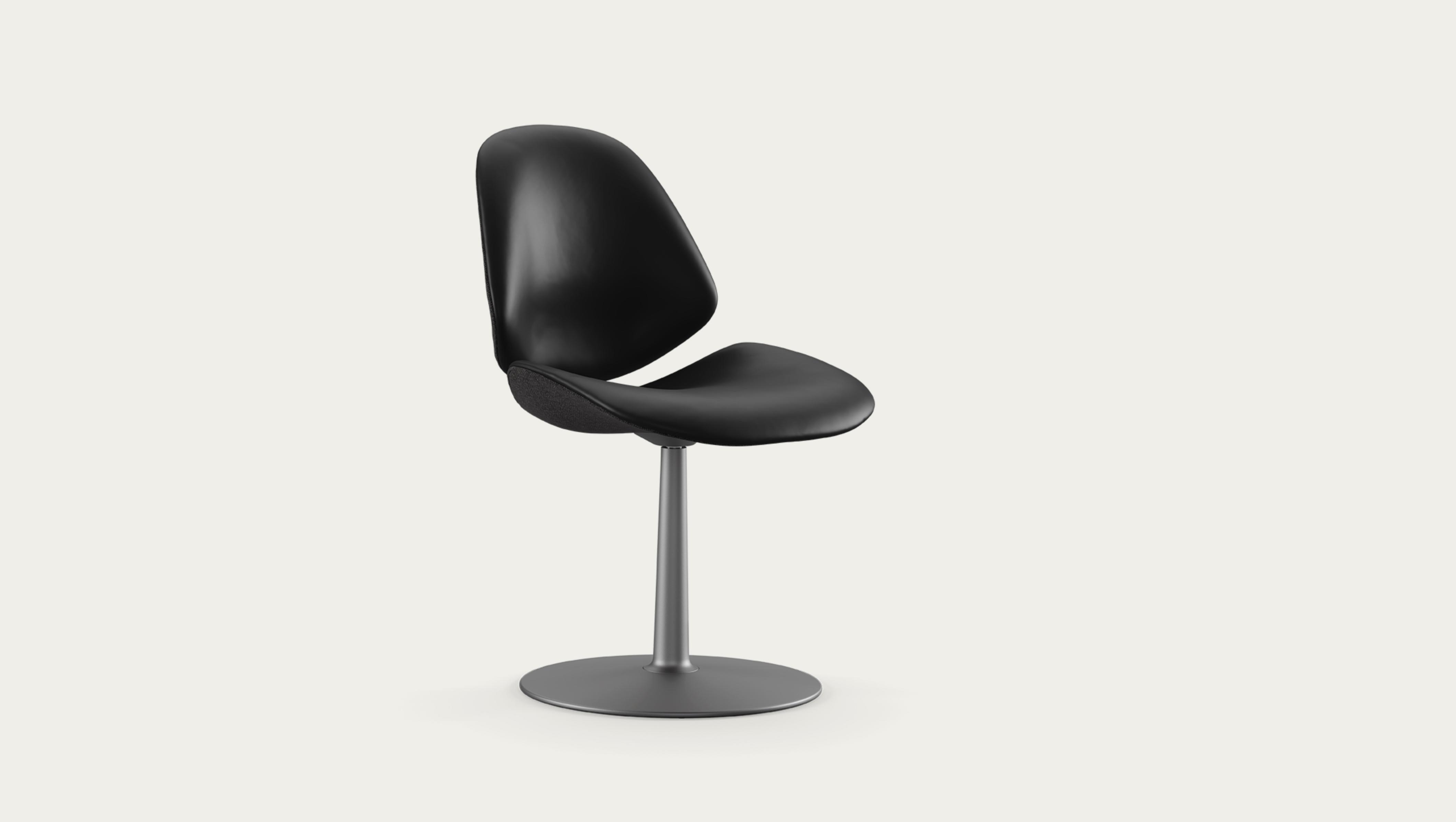 European Salto and Sigsgaard Council Family Salon Chair Nevada Black For One Collection For Sale