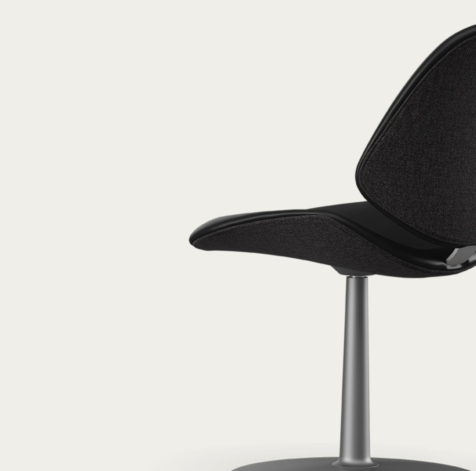 Salto and Sigsgaard Council Family Salon Chair Nevada Black For One Collection In New Condition For Sale In Barcelona, Barcelona