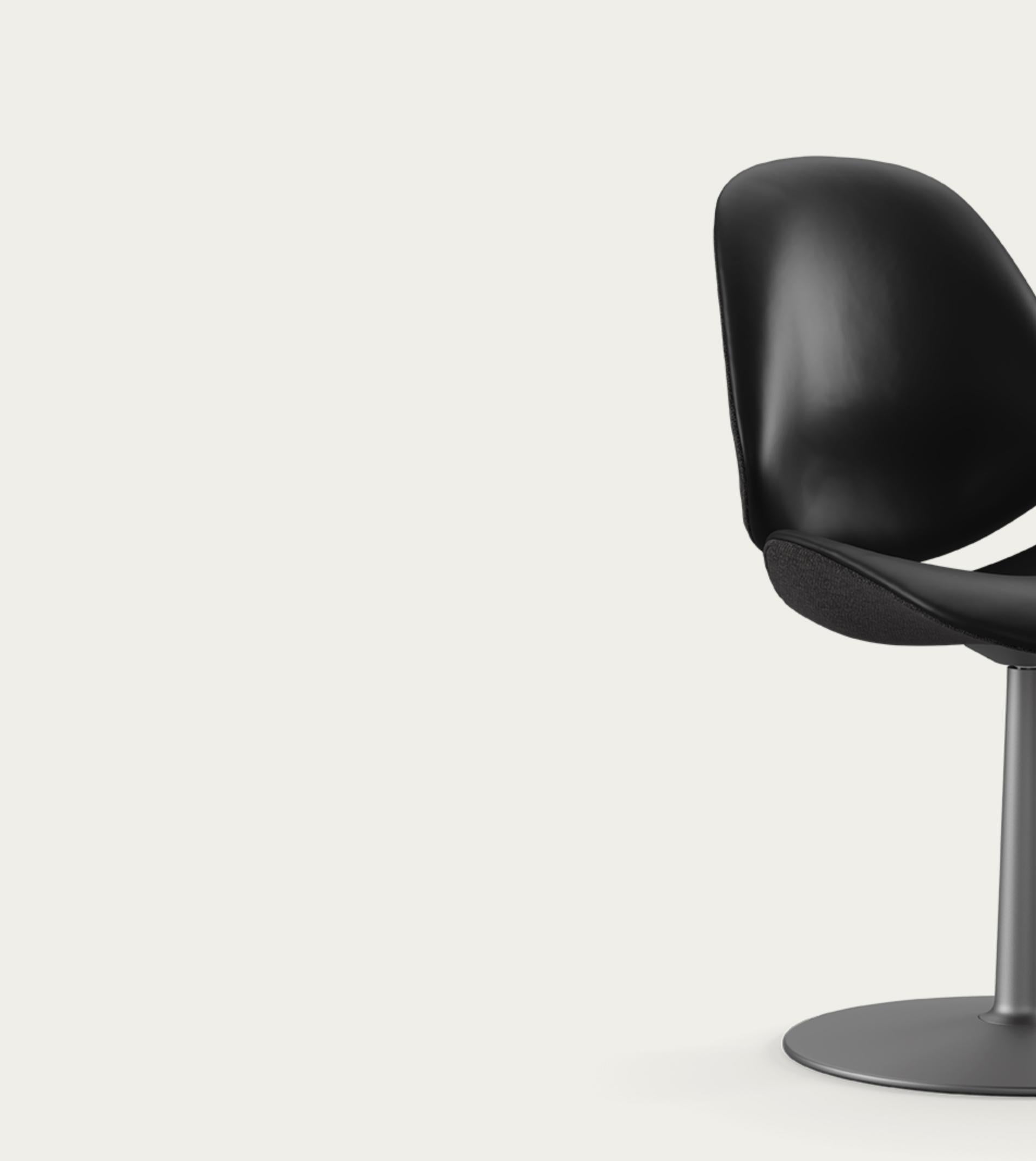 Salto and Sigsgaard Council Family Salon Chair Nevada Black For One Collection For Sale 2