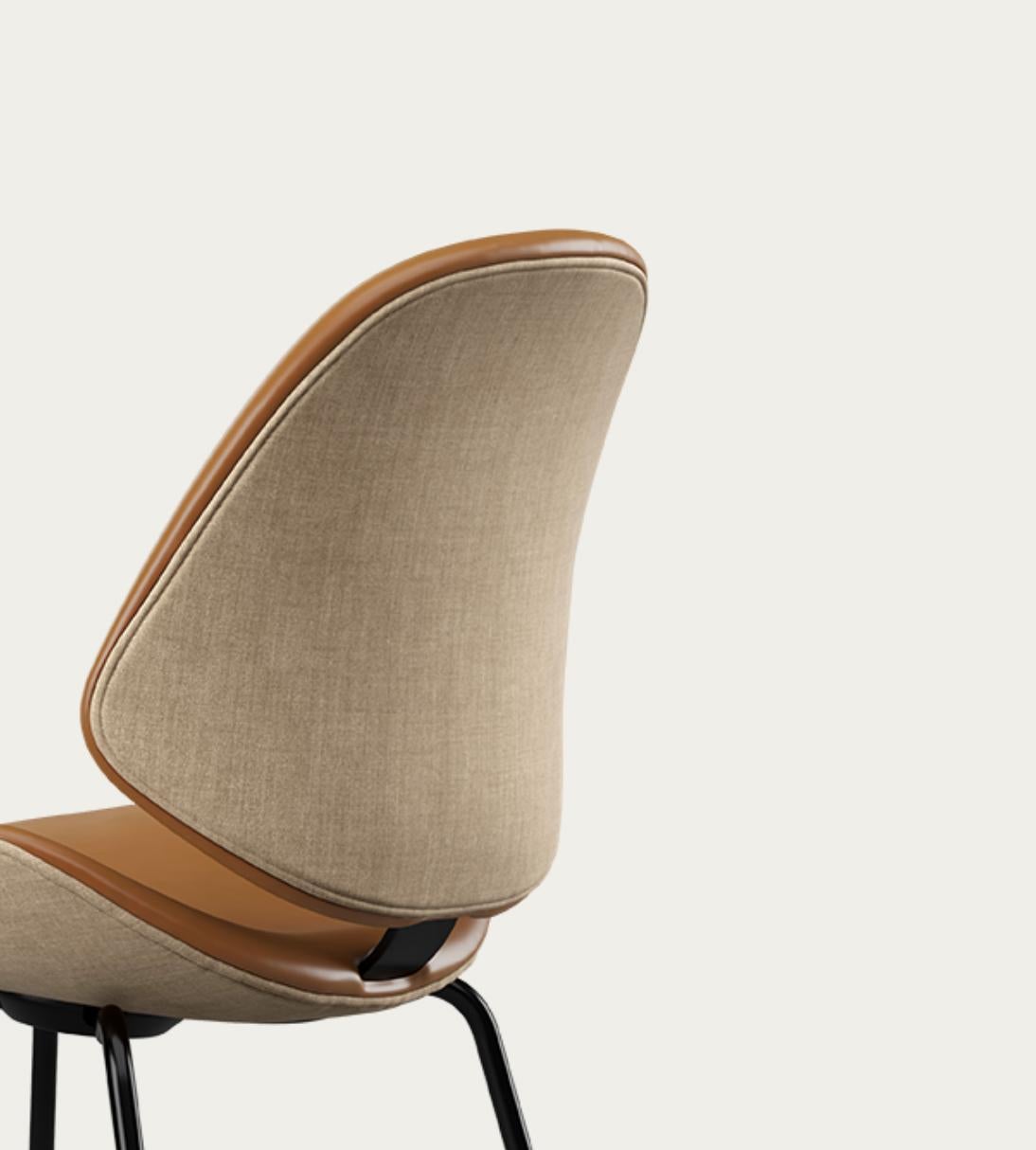 Salto and Sigsgaard Council Family Salon Chair Nevada Cognac For One Collection For Sale 3
