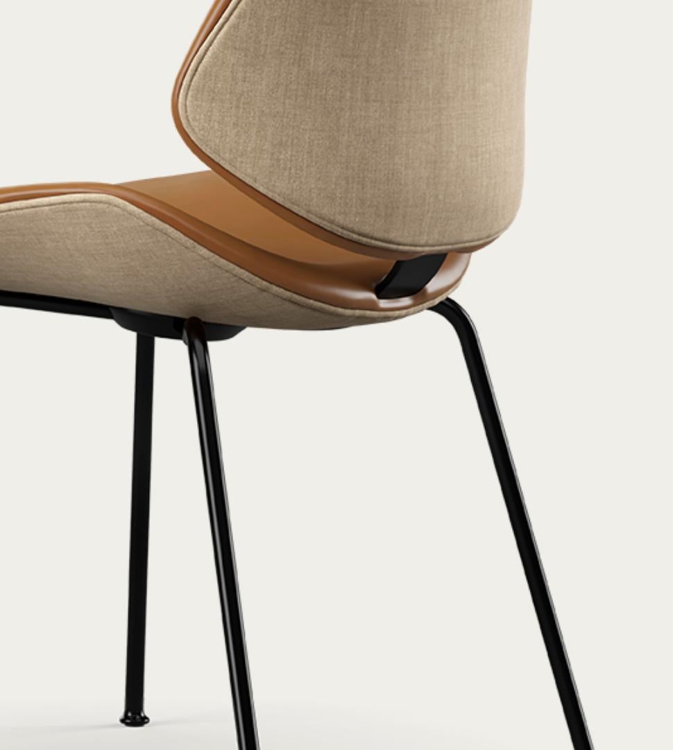 Salto and Sigsgaard Council Family Salon Chair Nevada Cognac For One Collection For Sale 4