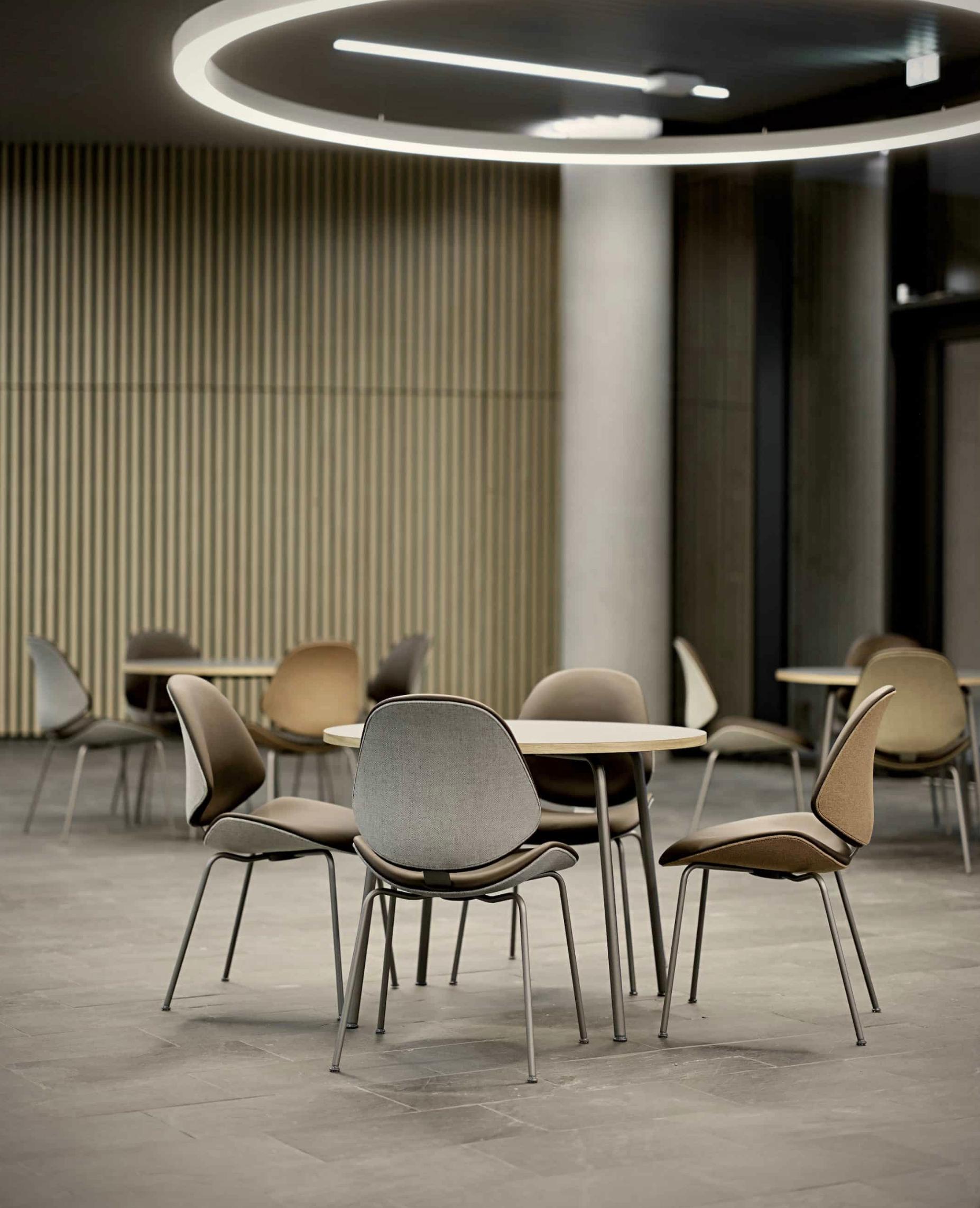 Salto and Sigsgaard Council Family Salon Chair Nevada Cognac For One Collection For Sale 4