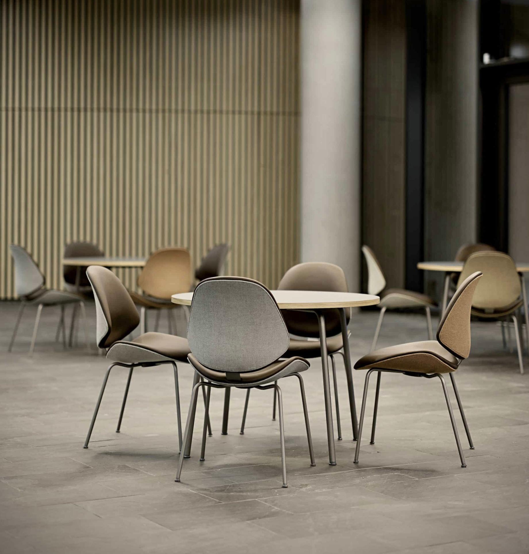 Salto and Sigsgaard Council Family Salon Chair Nevada Cognac For One Collection For Sale 5