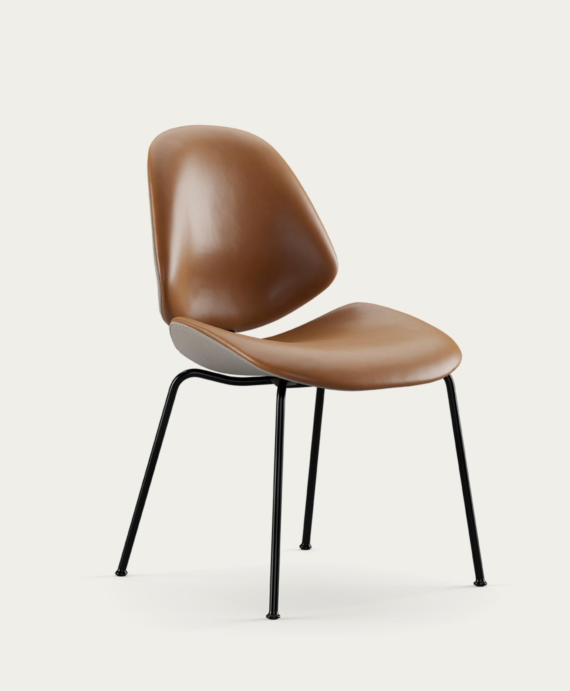 Salto and Sigsgaard Council Family Salon Chair Nevada Cognac + Back: Steelcut Quartet 224 For One Collection

The Council Family Salon Chair is a chair for every moment, and almost every setting one can think of. Its impeccable sitting experience is