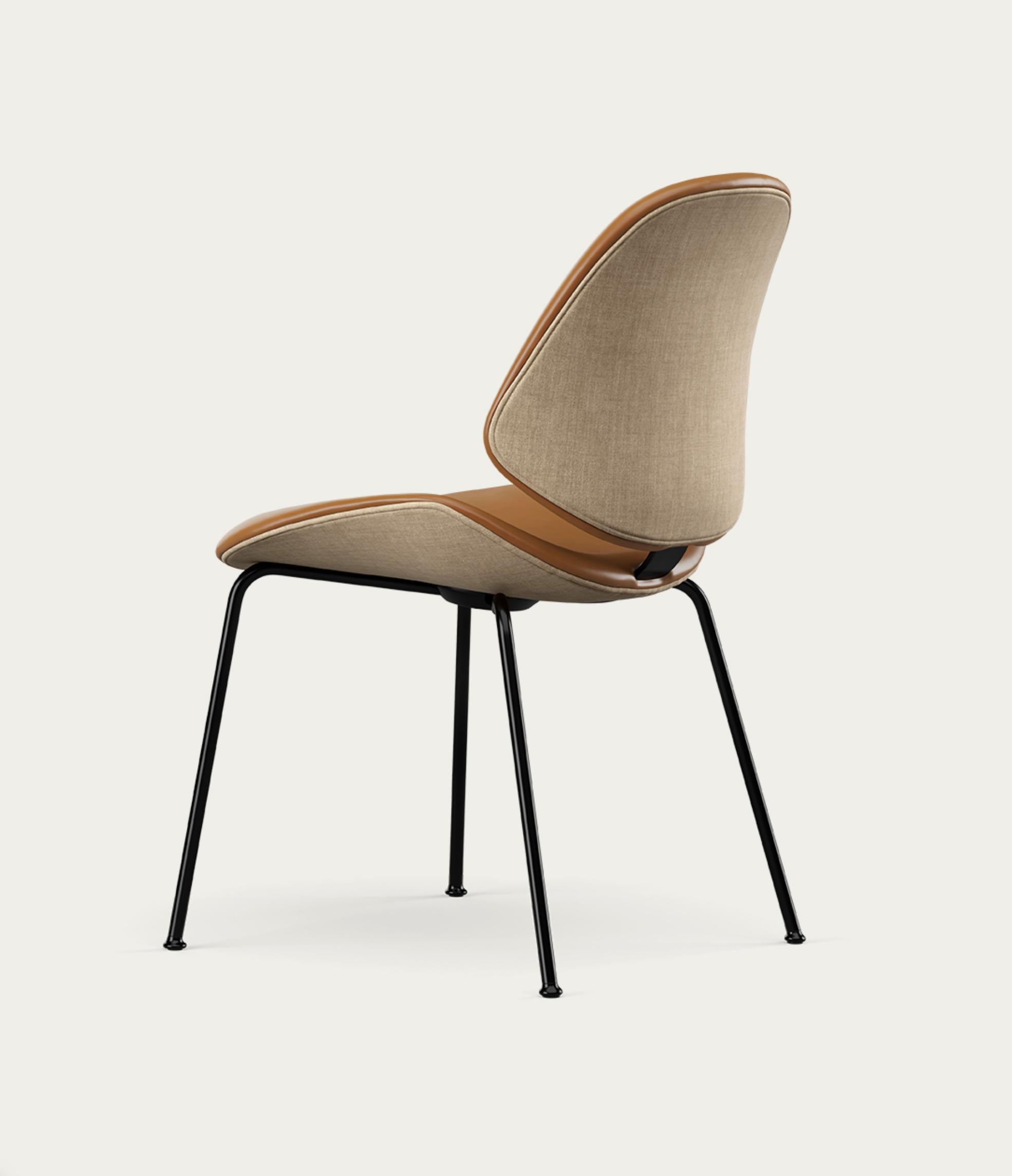 Mid-Century Modern Salto and Sigsgaard Council Family Salon Chair Nevada Cognac For One Collection For Sale