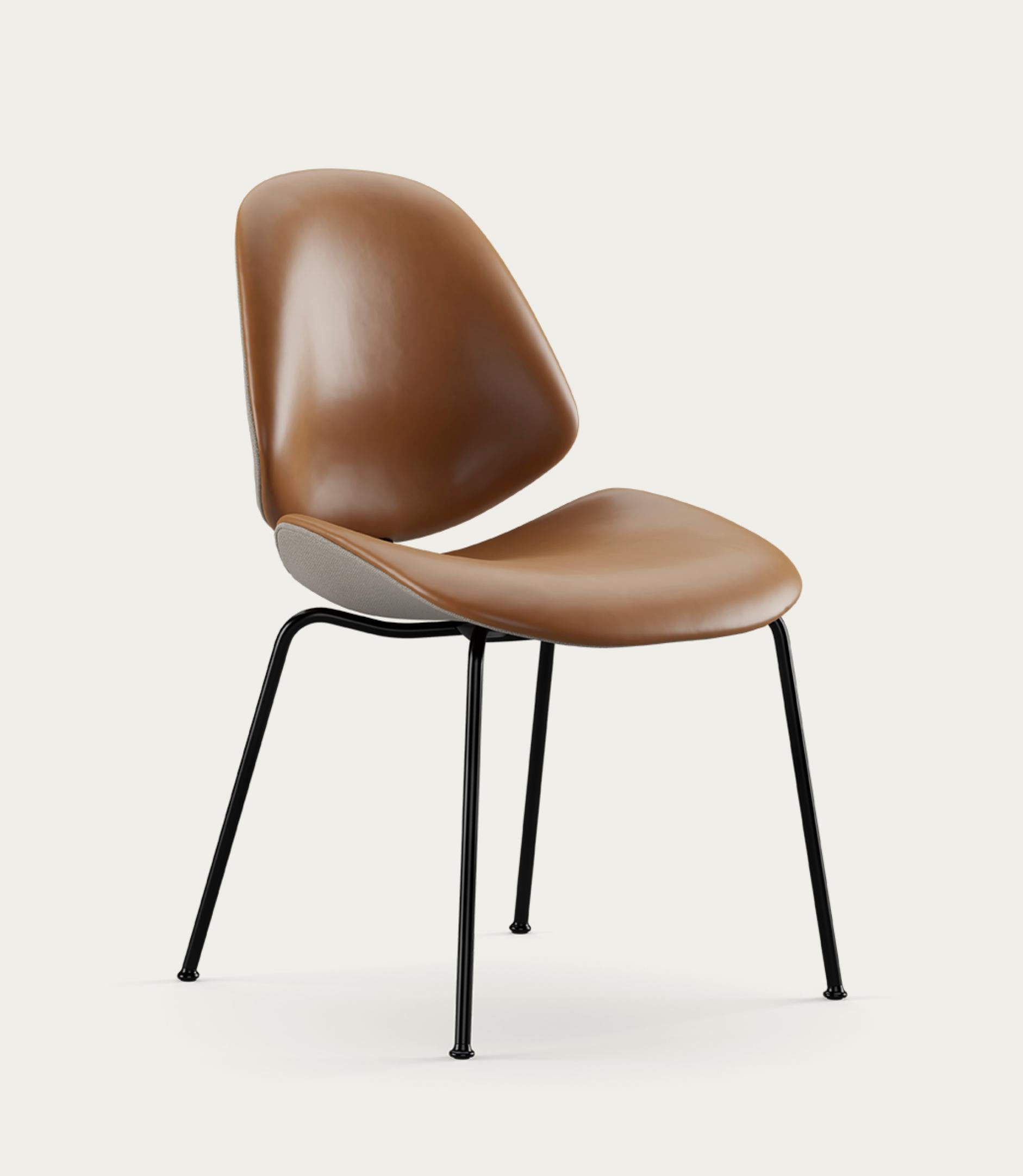 Spanish Salto and Sigsgaard Council Family Salon Chair Nevada Cognac For One Collection For Sale