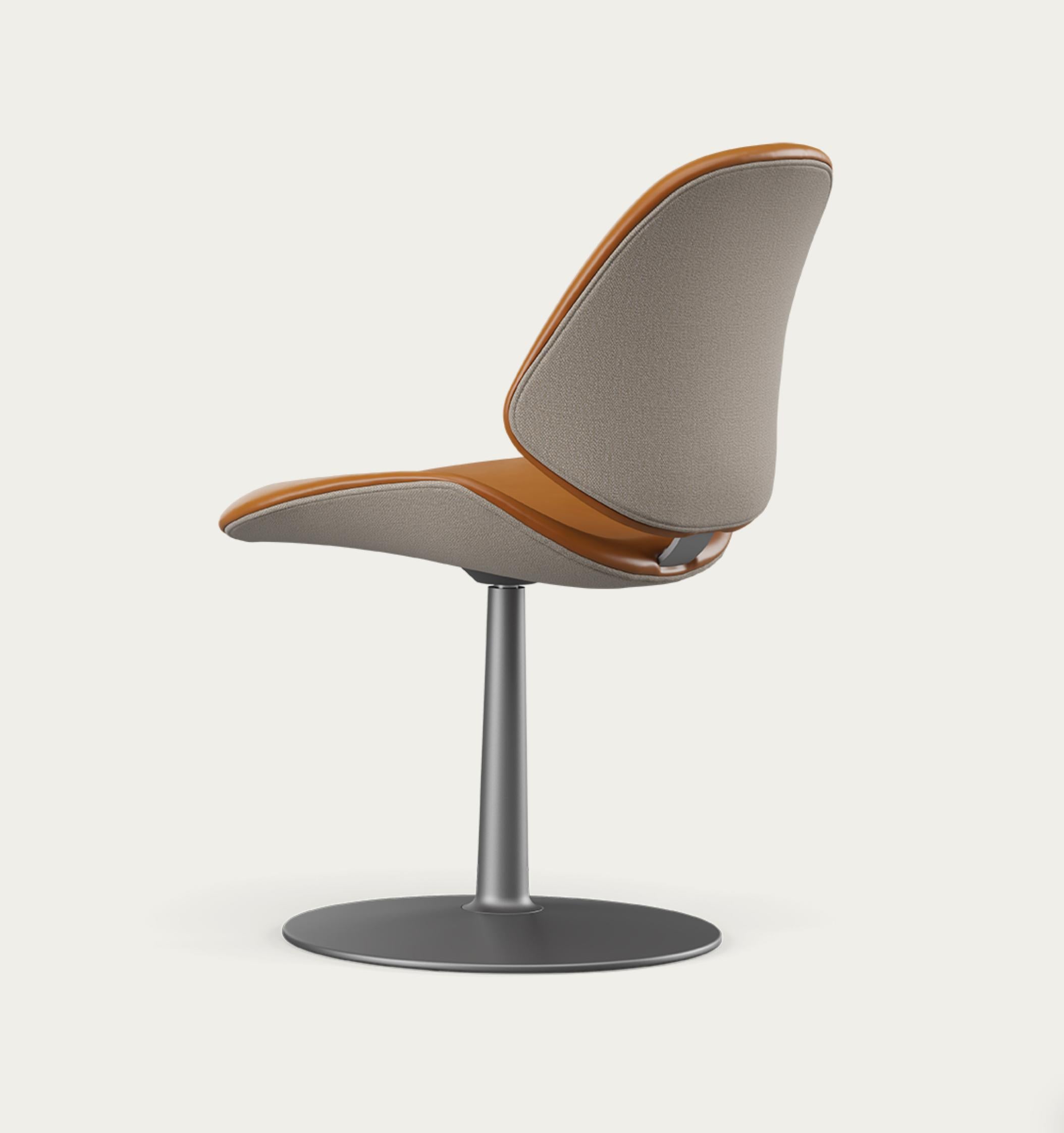 European Salto and Sigsgaard Council Family Salon Chair Nevada Cognac For One Collection For Sale