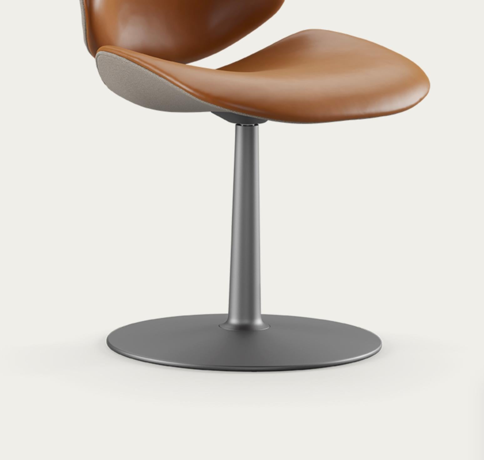 Salto and Sigsgaard Council Family Salon Chair Nevada Cognac For One Collection For Sale 1