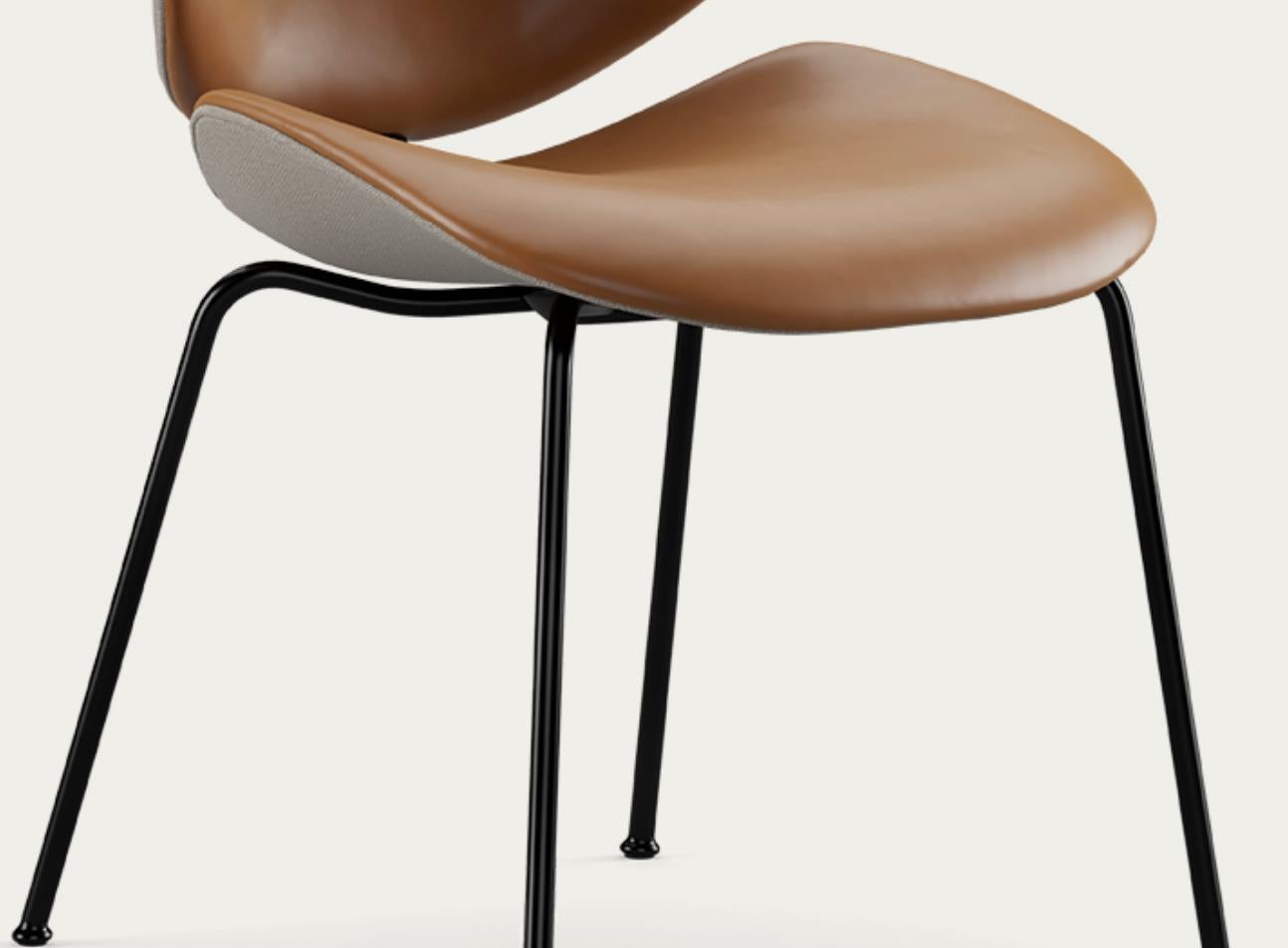 Salto and Sigsgaard Council Family Salon Chair Nevada Cognac For One Collection For Sale 2