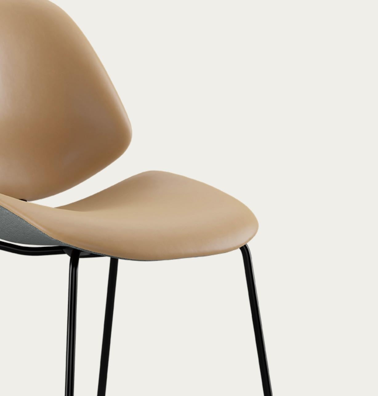 Contemporary Salto and Sigsgaard Council Family Salon Chair Nevada Sand For One Collection For Sale