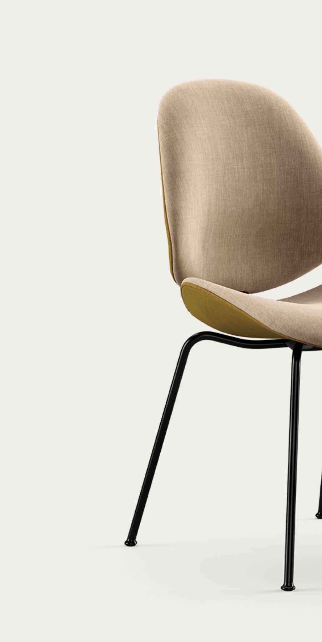 Fabric Salto and Sigsgaard Council Family Salon Chair Remix 242 For One Collection For Sale
