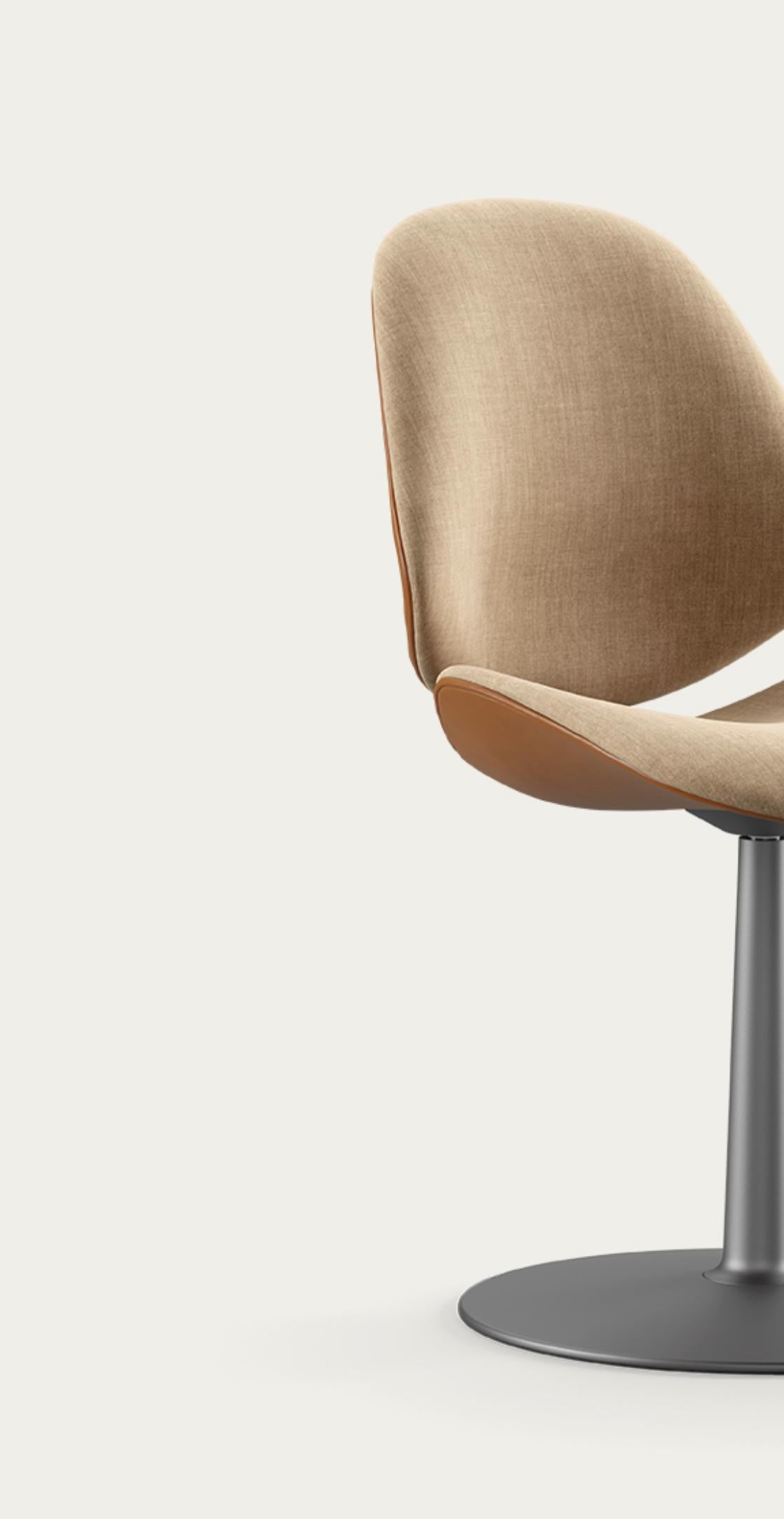 Fabric Salto and Sigsgaard Council Family Salon Chair Remix 242 For One Collection For Sale