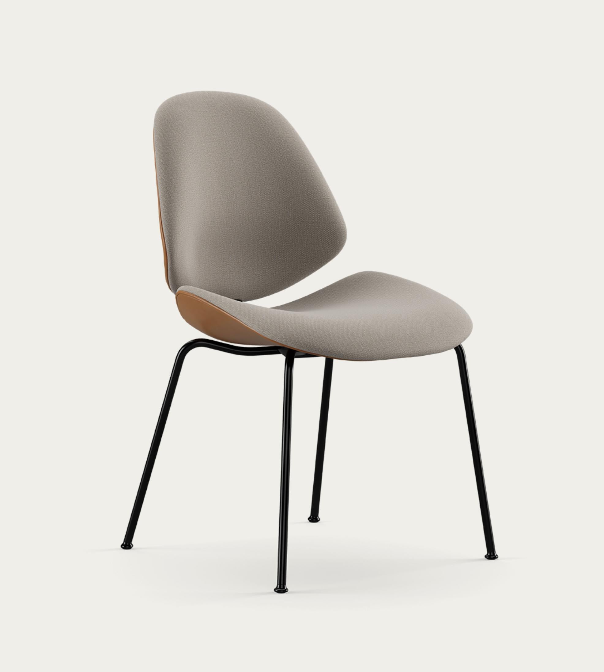 Salto and Sigsgaard Council Family Salon Chair Steelcut Quartet 224 + Back: Nevada Cognac For One Collection

The Council Family Salon Chair is a chair for every moment, and almost every setting one can think of. Its impeccable sitting experience is