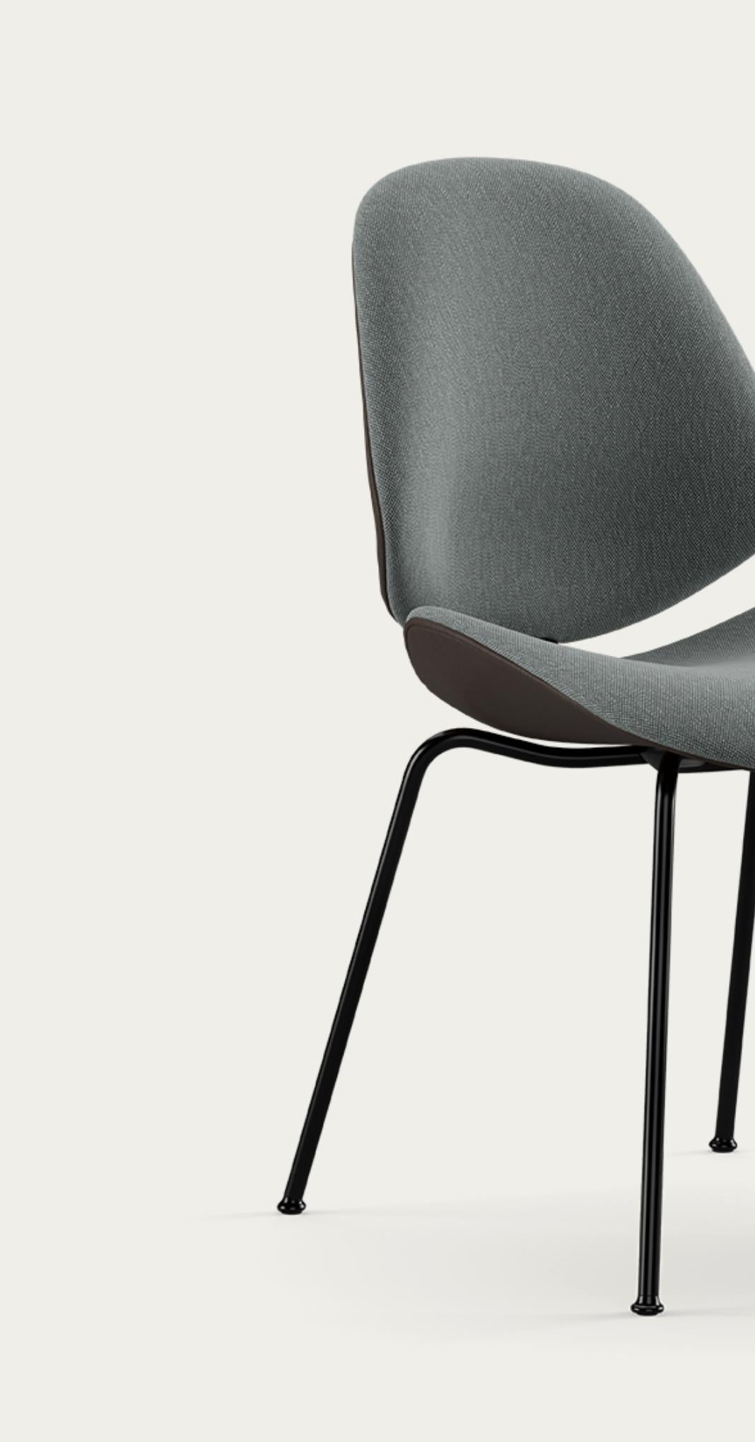Mid-Century Modern Salto and Sigsgaard Council Family Salon Chair Steelcut  For One Collection For Sale
