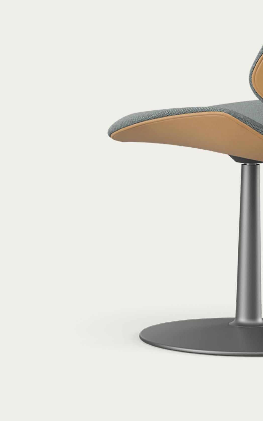 European Salto and Sigsgaard Council Family Salon Chair Steelcut For One Collection For Sale