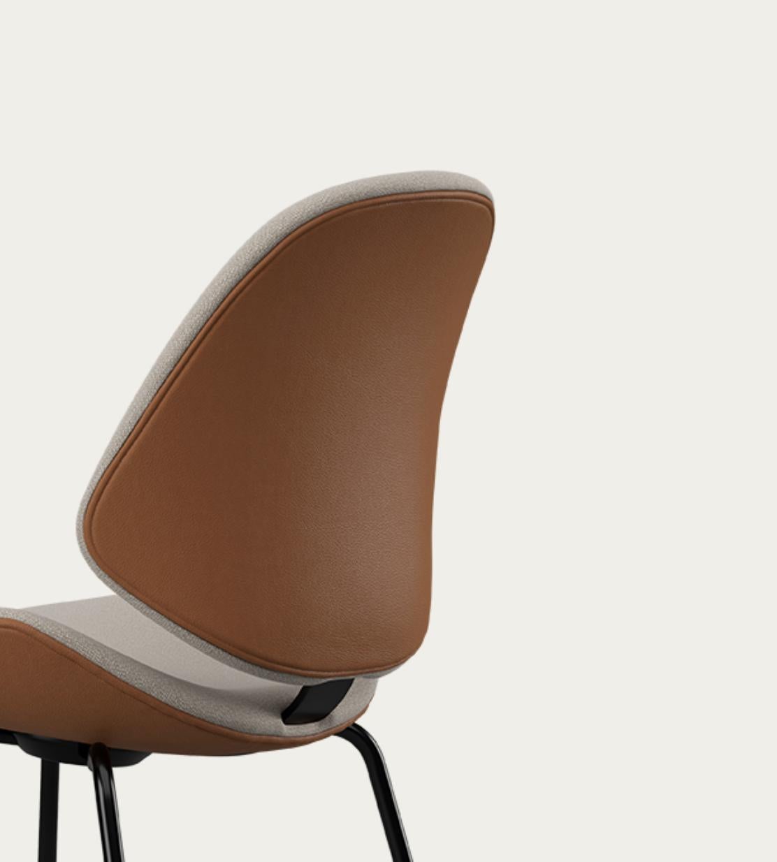 Salto and Sigsgaard Council Family Salon Chair Steelcut  For One Collection In New Condition For Sale In Barcelona, Barcelona