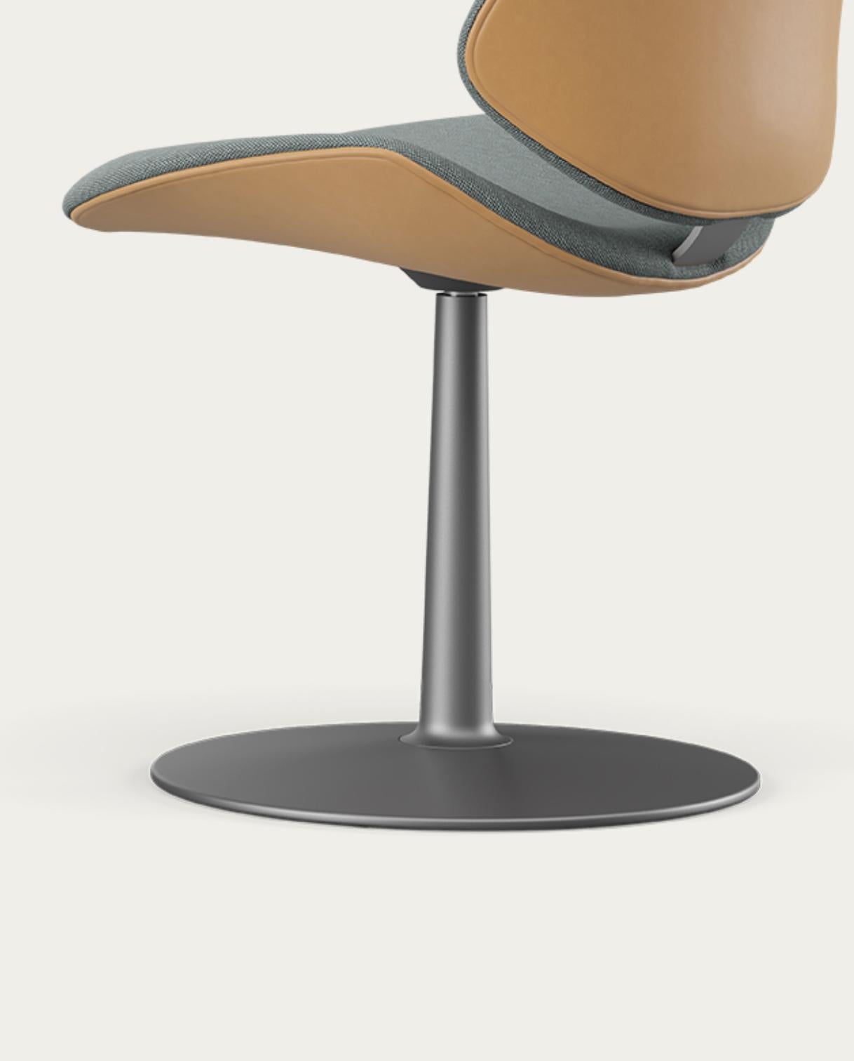 Contemporary Salto and Sigsgaard Council Family Salon Chair Steelcut For One Collection For Sale
