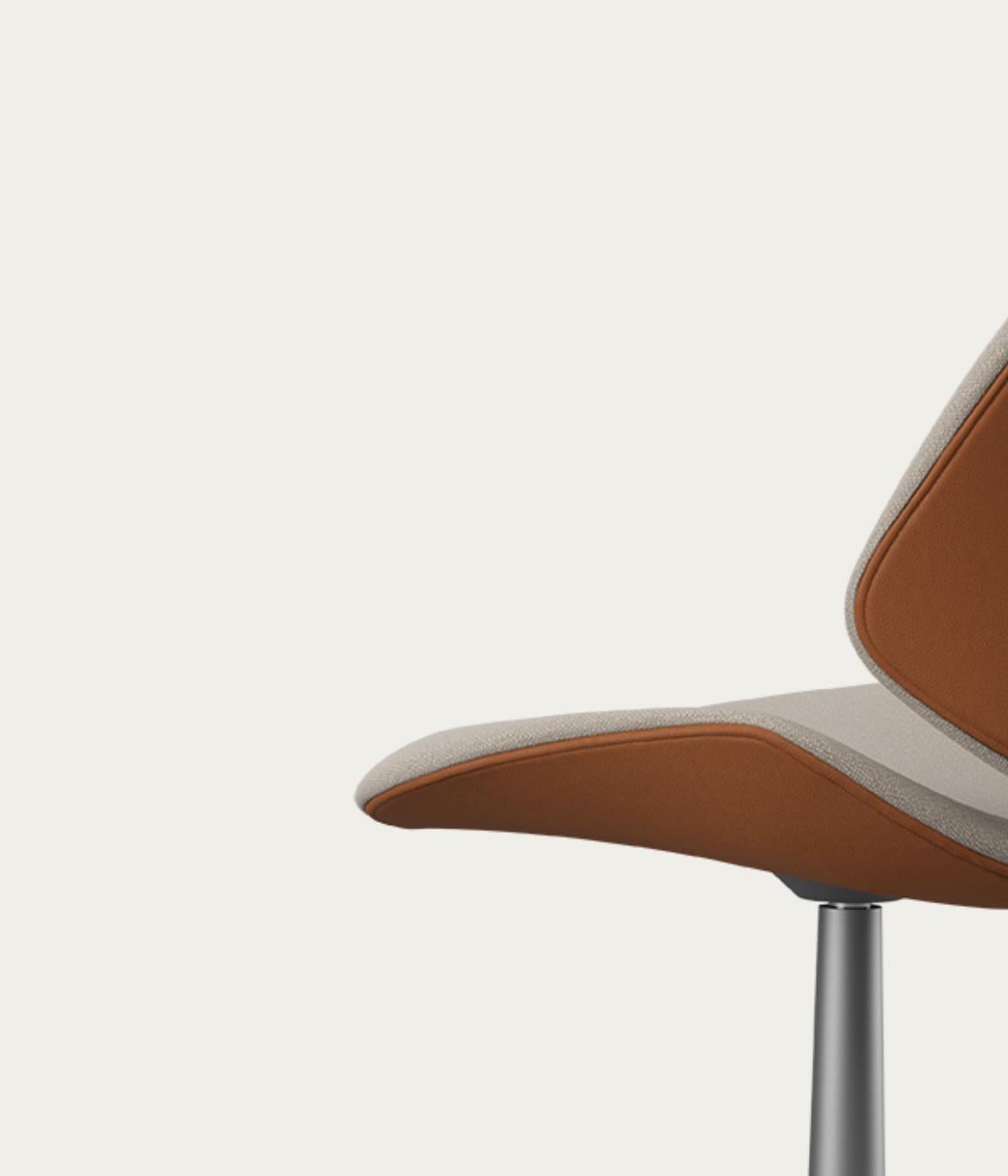 Contemporary Salto and Sigsgaard Council Family Salon Chair Steelcut For One Collection For Sale