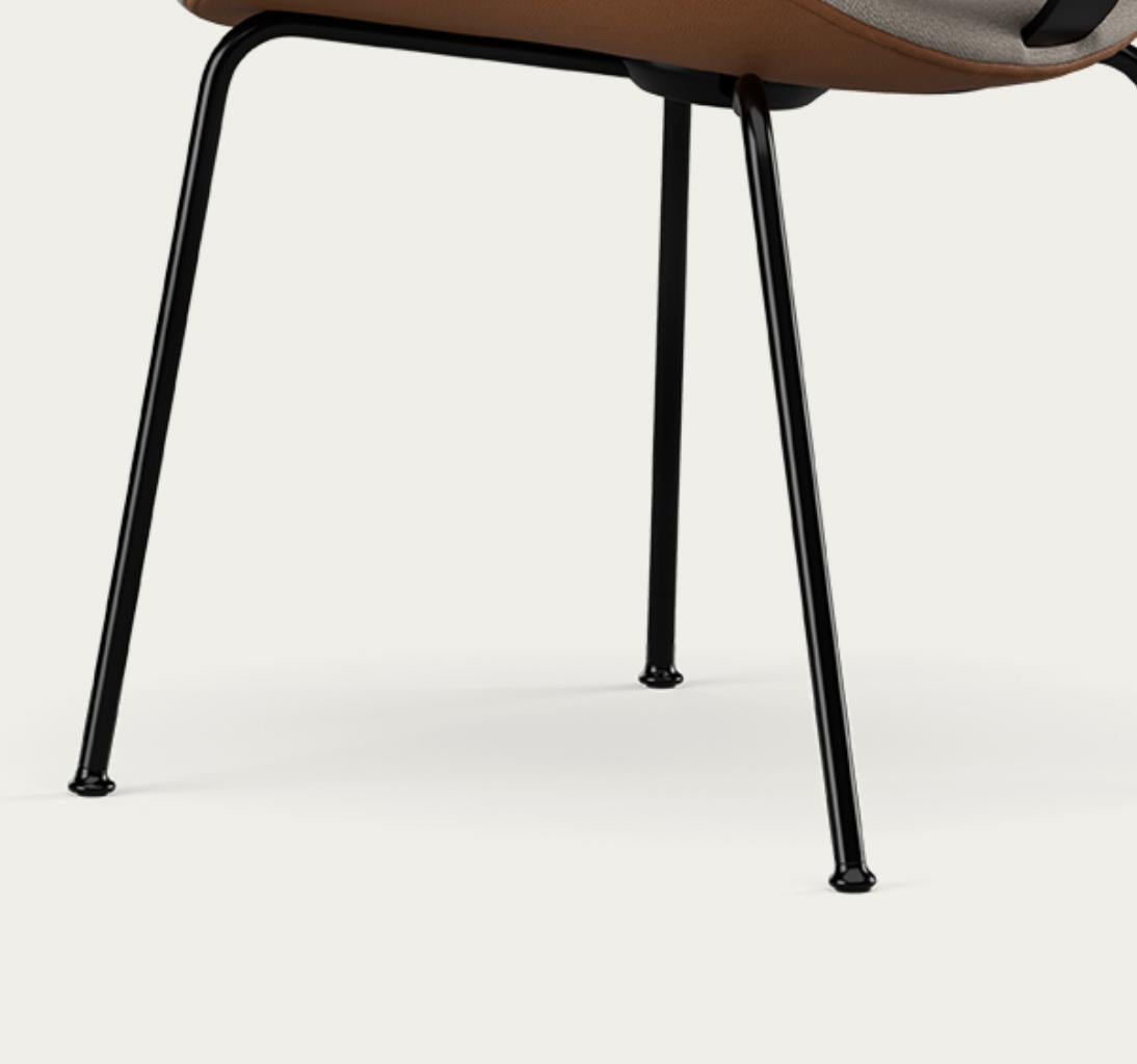 Fabric Salto and Sigsgaard Council Family Salon Chair Steelcut  For One Collection For Sale