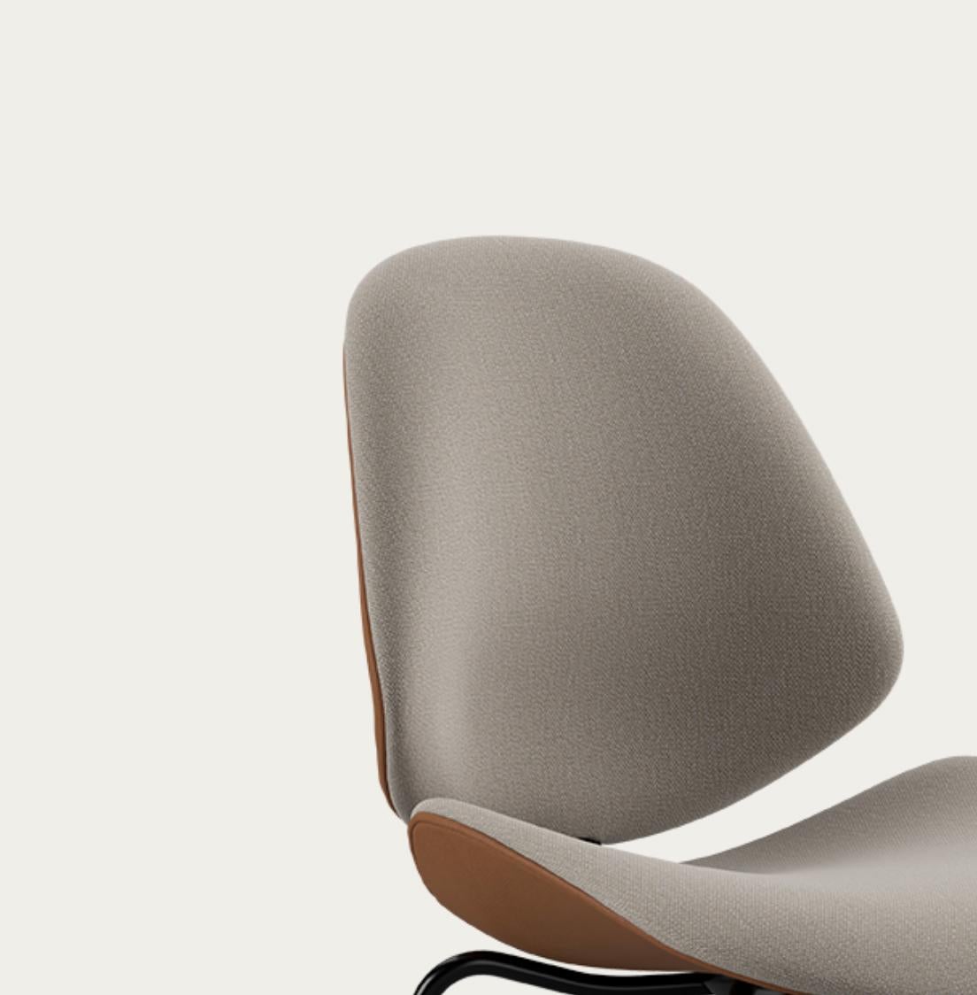 Salto and Sigsgaard Council Family Salon Chair Steelcut  For One Collection For Sale 1