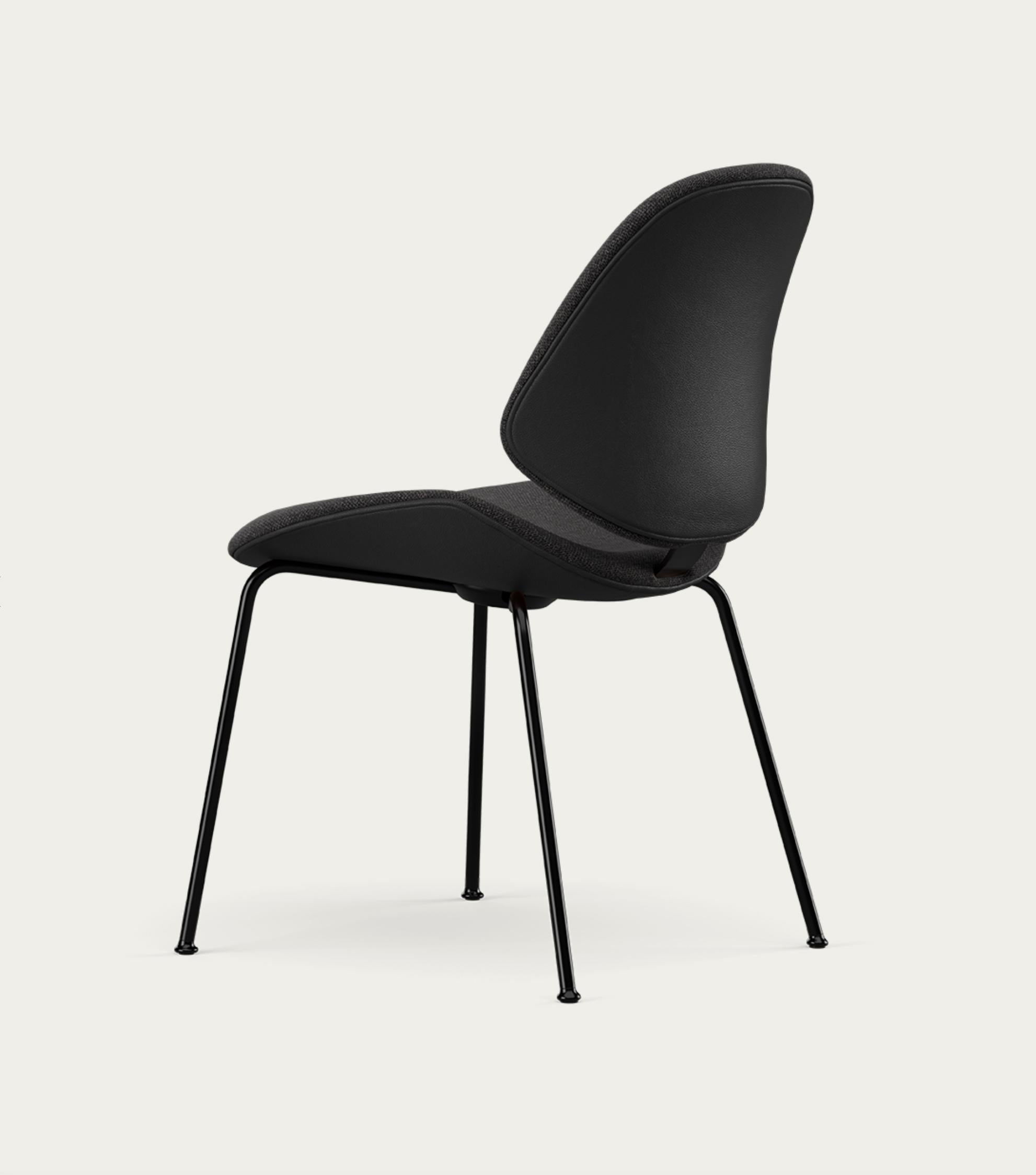 Mid-Century Modern Salto and Sigsgaard Council Family Salon Re-Wool Black For One Collection For Sale