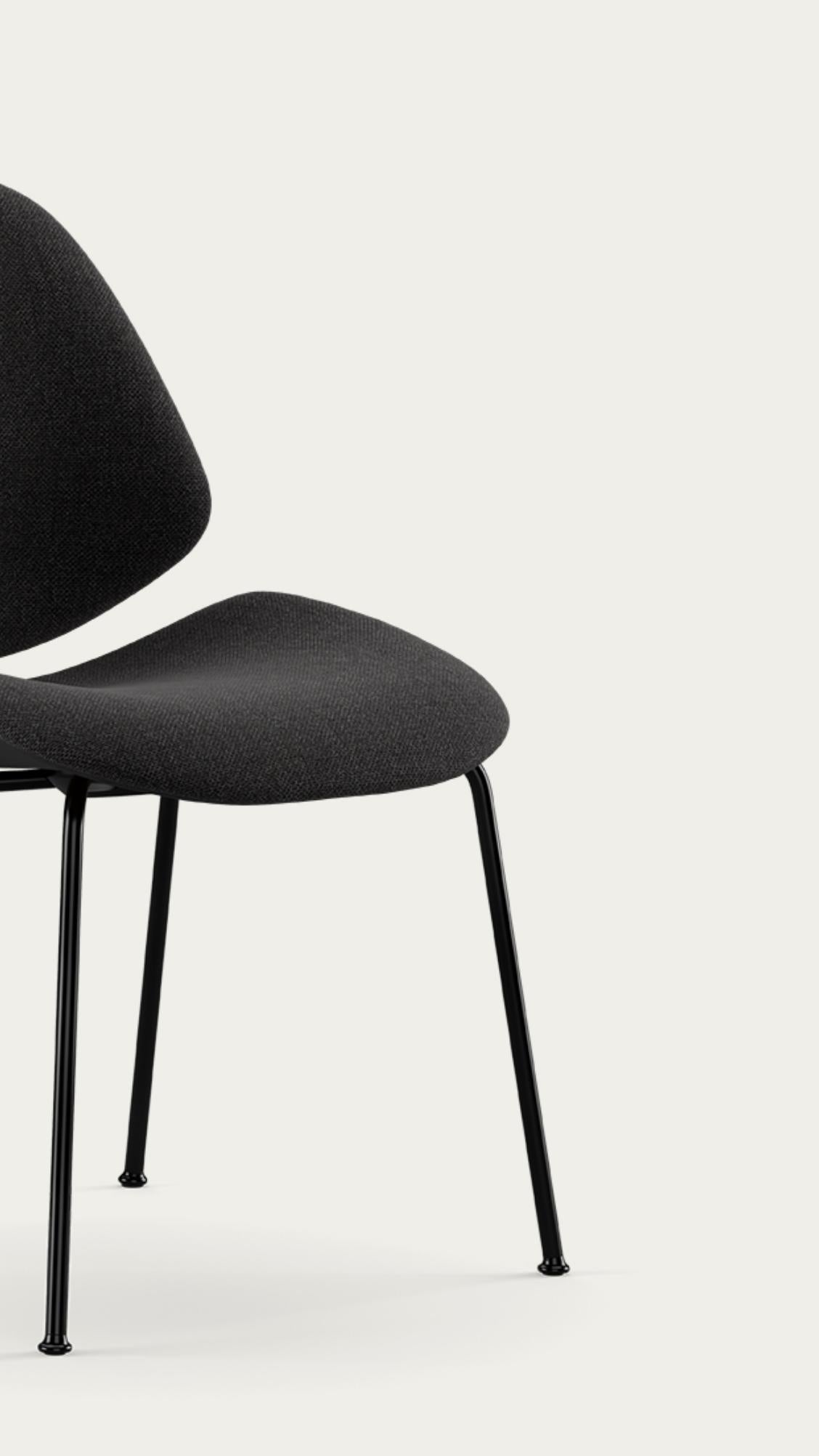 Salto and Sigsgaard Council Family Salon Re-Wool Black For One Collection For Sale 2