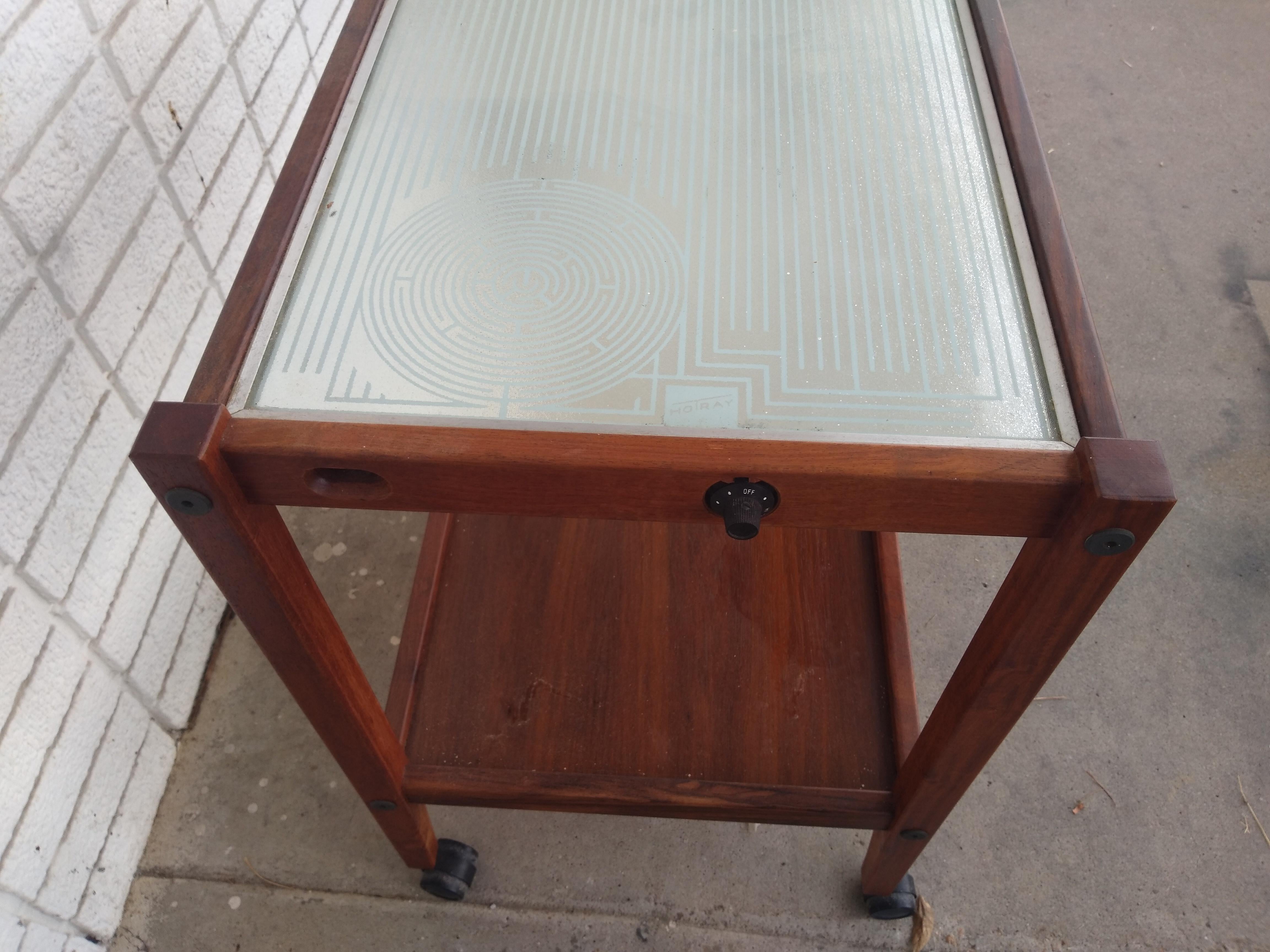 Verre Chariot et assiettes d'approvisionnement Salton Hotray en vente